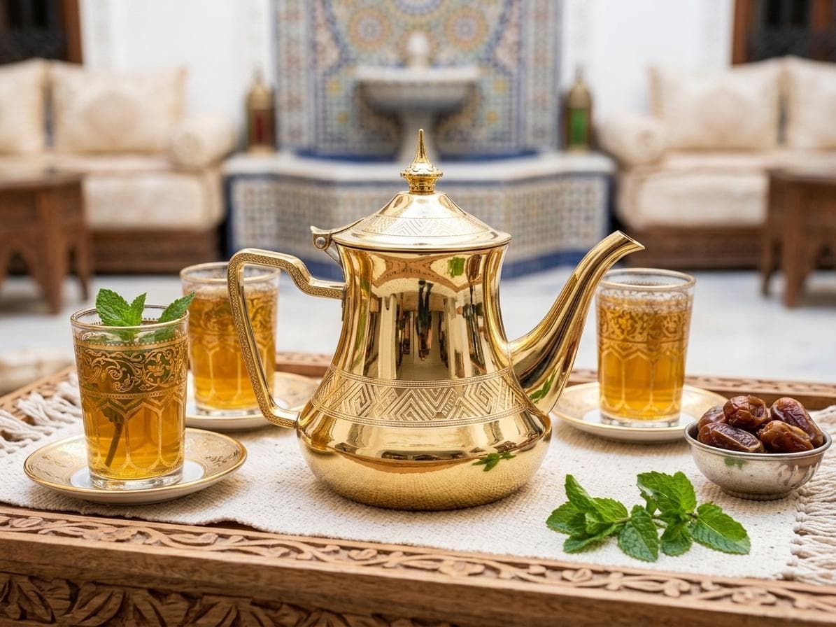 Moroccan Golden Teapot 1 littre, Luxury Arabic Tea Pot, Handmade Moroccan Tea Kettle, Decorative Brass Teapot, Ramadan Gift, Tea Serving Pot - image 4