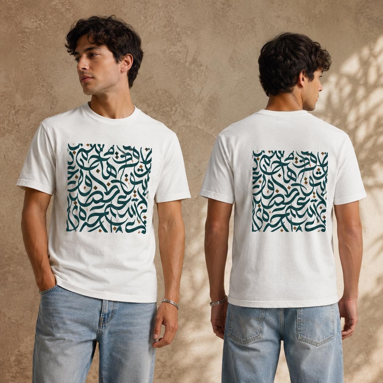 Arabic Calligraphy T Shirt, Arabic Typography Tee, Modern Arabic Art Shirt, Islamic art Tee, Unisex Streetwear Gift for Men Women - image 4