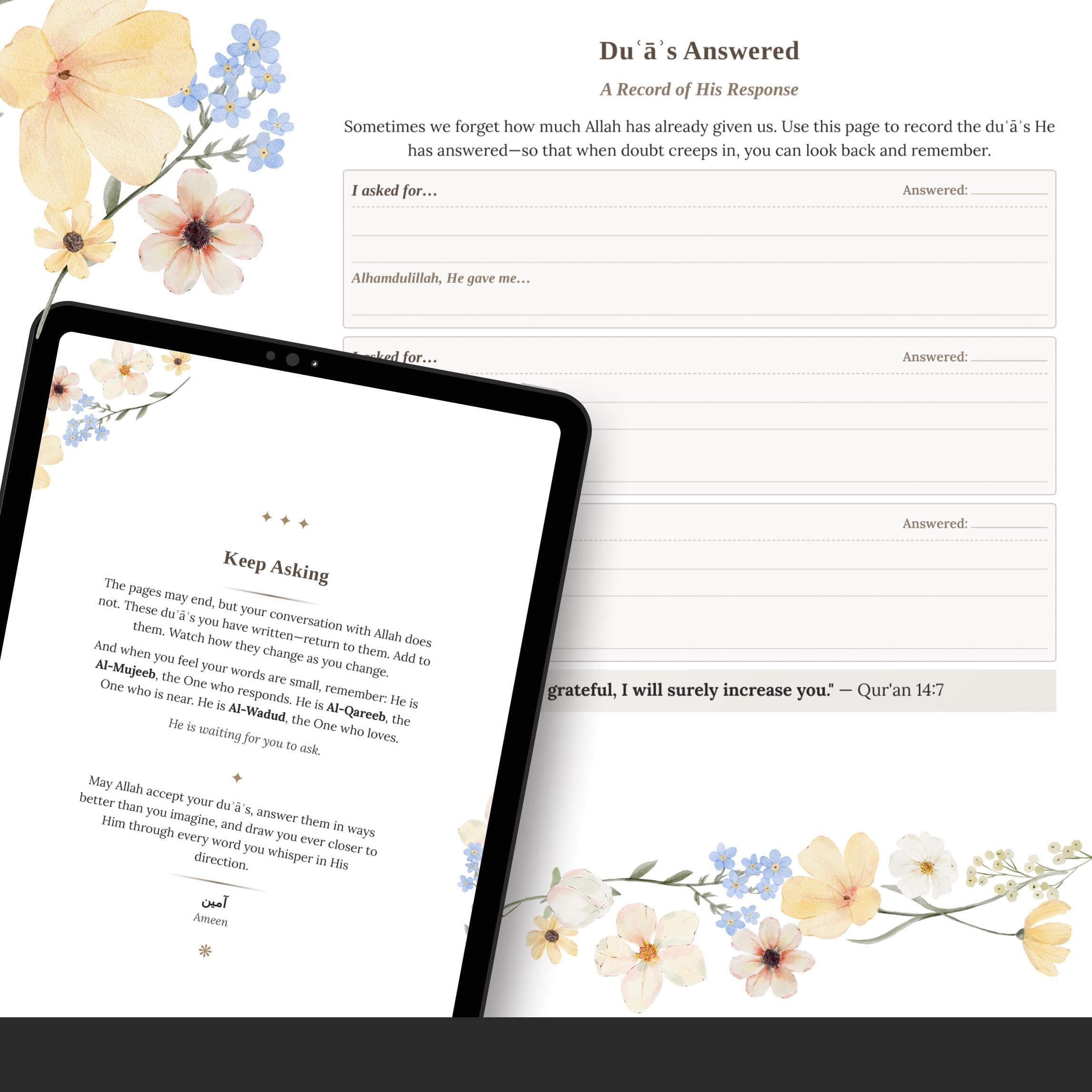 99 Names of Allah Journal | Islamic Reflection Workbook (Digital PDF) - image 4