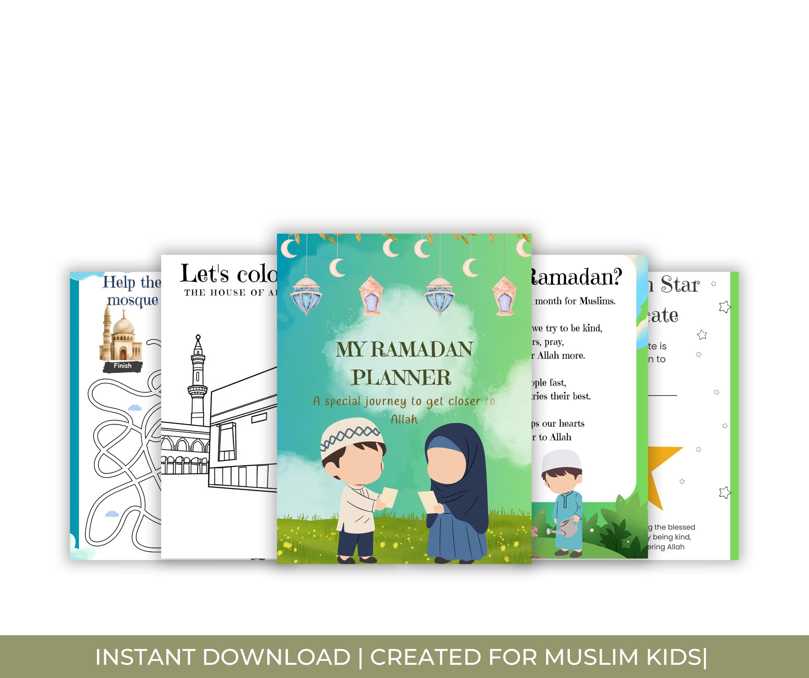 Ramadan Planner for Kids | Islamic Kids journal |(Printable Download) - image 3