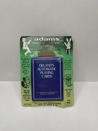 Vintage Adams DELAND'S AUTOMATIC Playing Cards Pranks Magic Trick for Fun - image 3