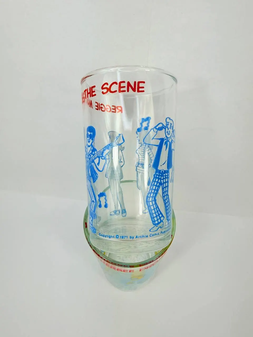 Vintage 1971 1973 Archie Comics Welch’s Jelly Glasses Reggie Weatherbee Lot 2 - image 4