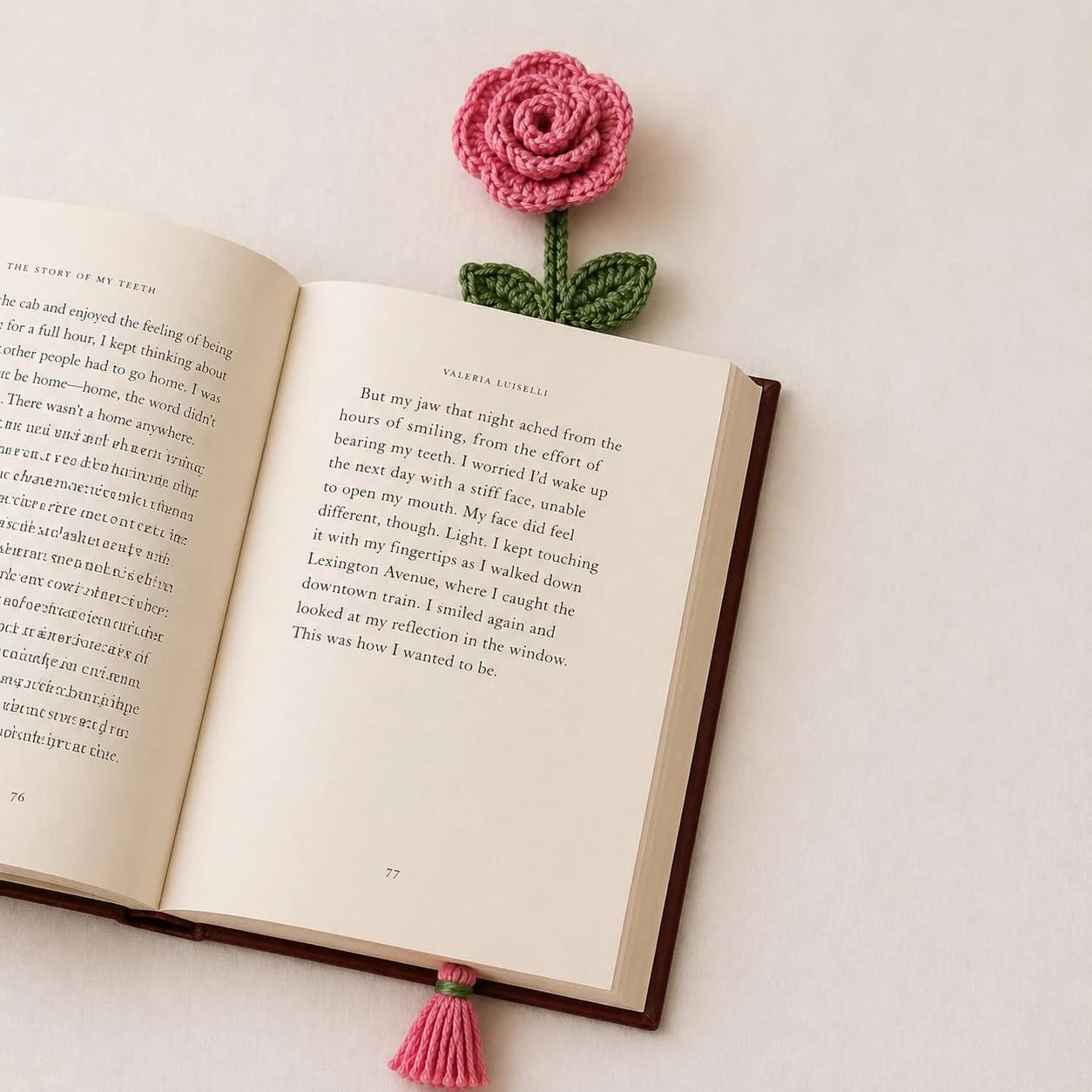 Crochet Flower Bookmark Pattern, PDF Instant Download, Easy Crochet Bookmark Tutorial, Floral Gift for Book Lovers - image 3