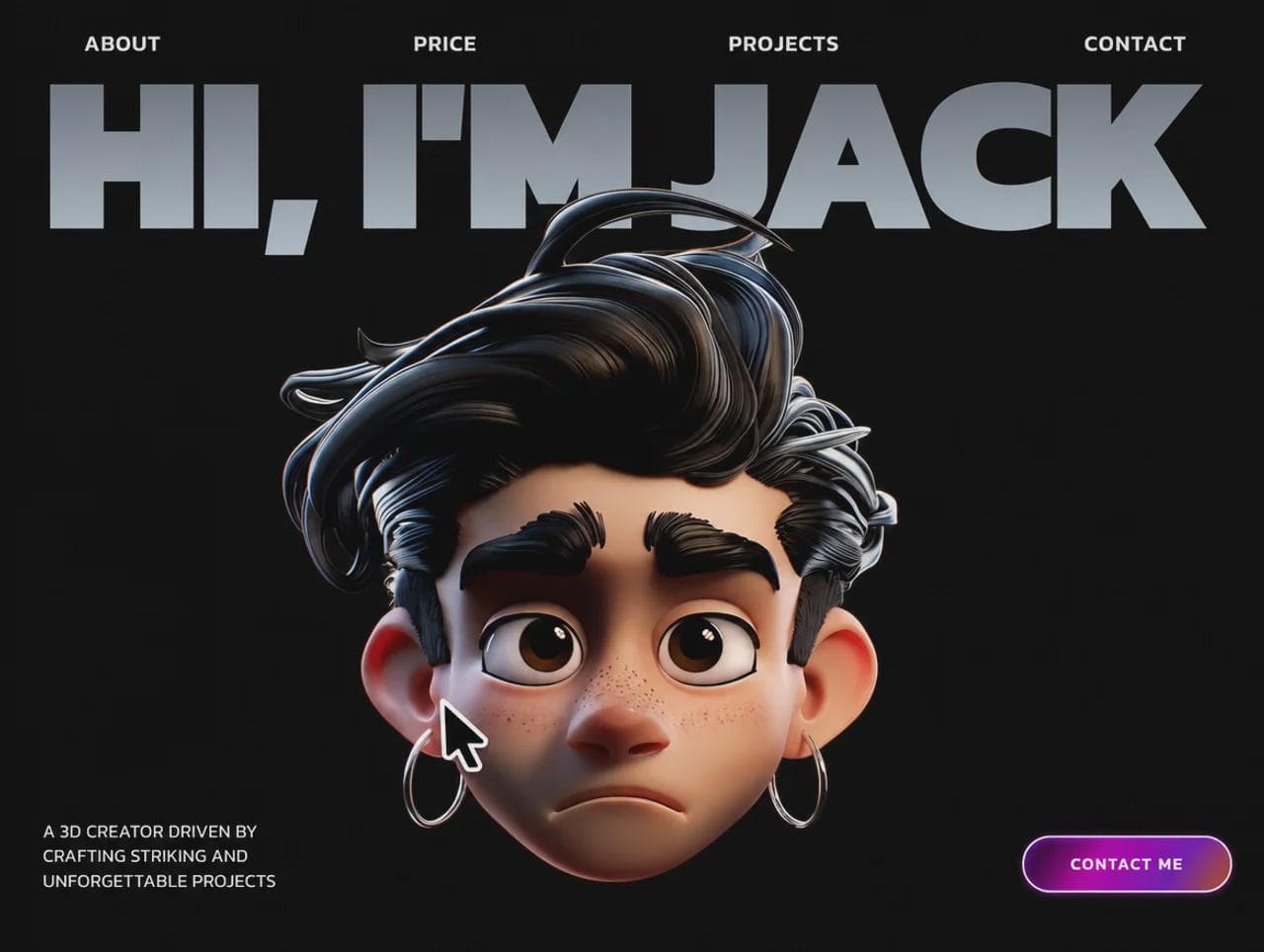 3D Scroll Animated Portfolio Website Template (HTML CSS JS) - image 5