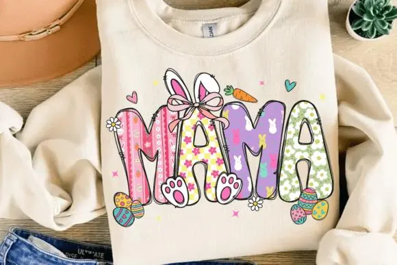 Coquette Easter Mama Bundle PNG – Easter Nana Mimi Gigi – Bunny Sublimation - image 5