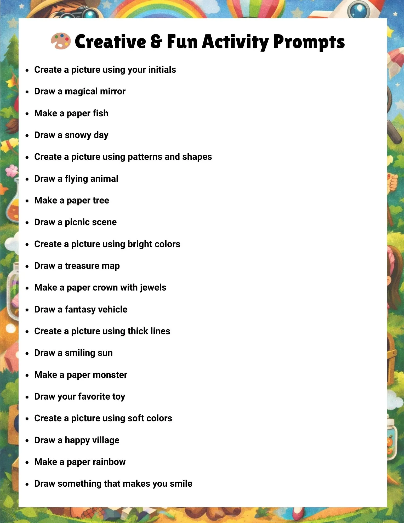 Creative Kids Activity Prompts | Fun Learning & Imagination Booster for Kids - image 5