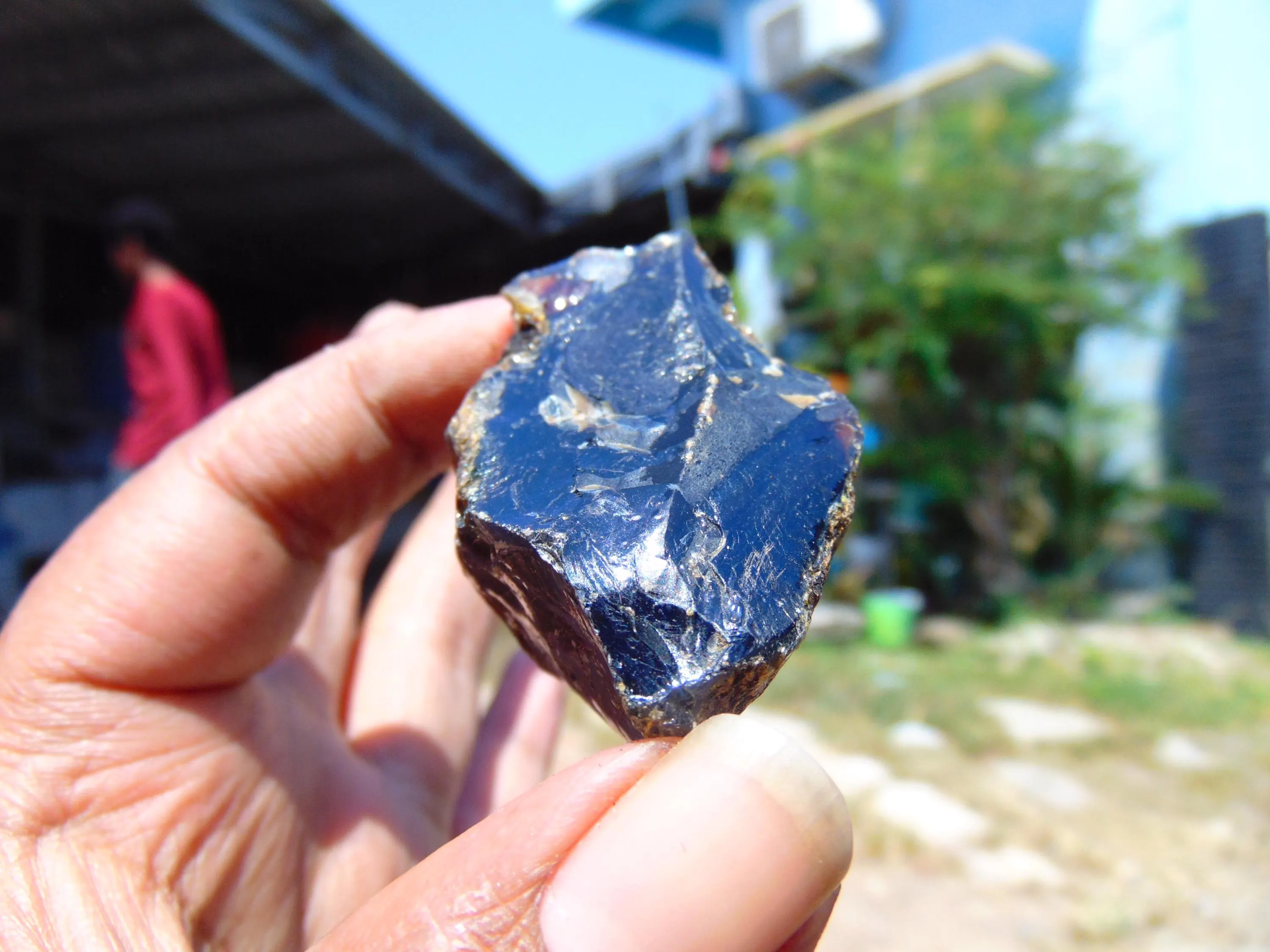 20 gram Rough Raw Indonesian Blue Amber 26RBX44 50x30x25