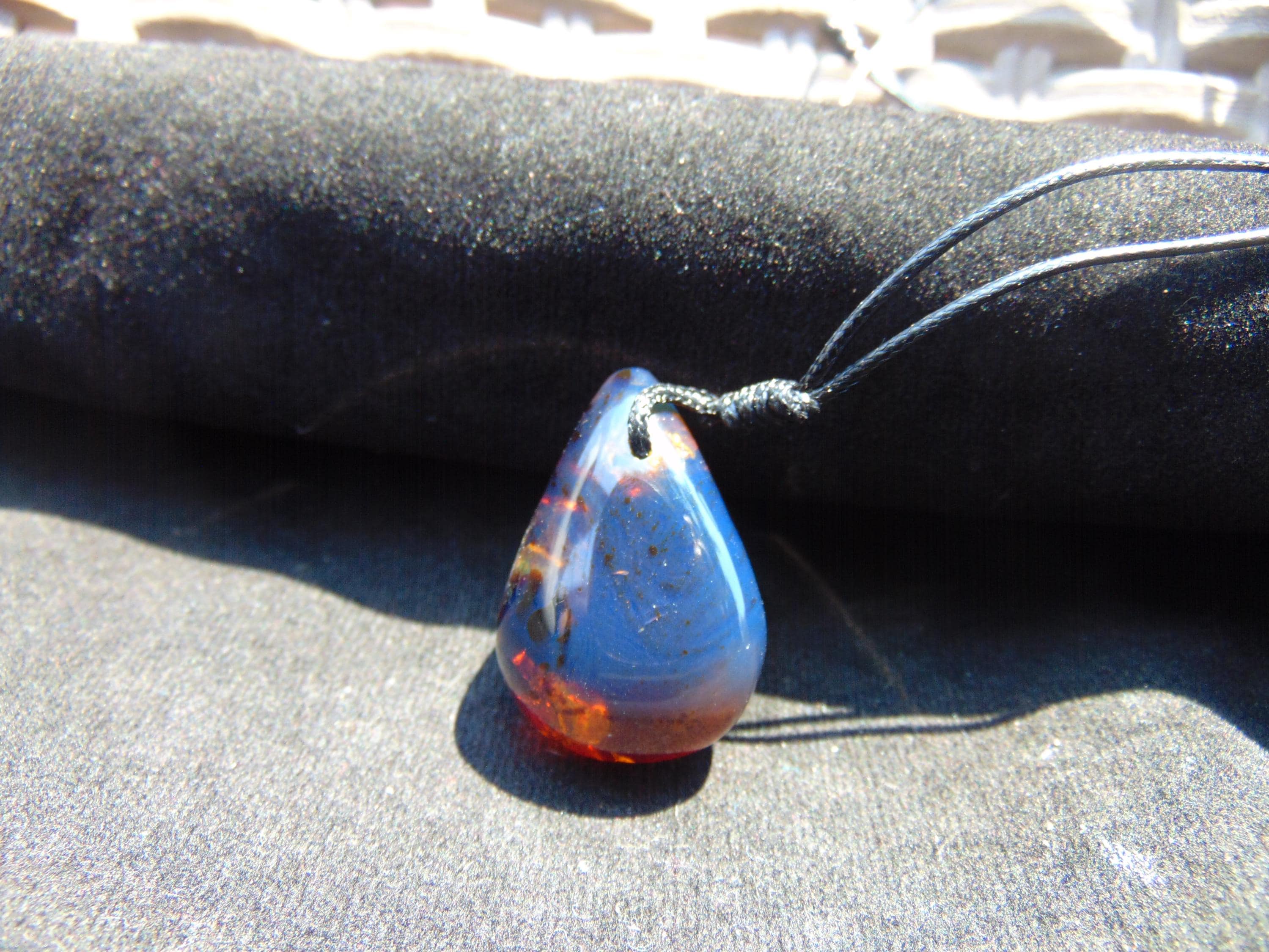 Genuine Natural Indonesian Blue Amber Pendant 7 gr – PBA966
