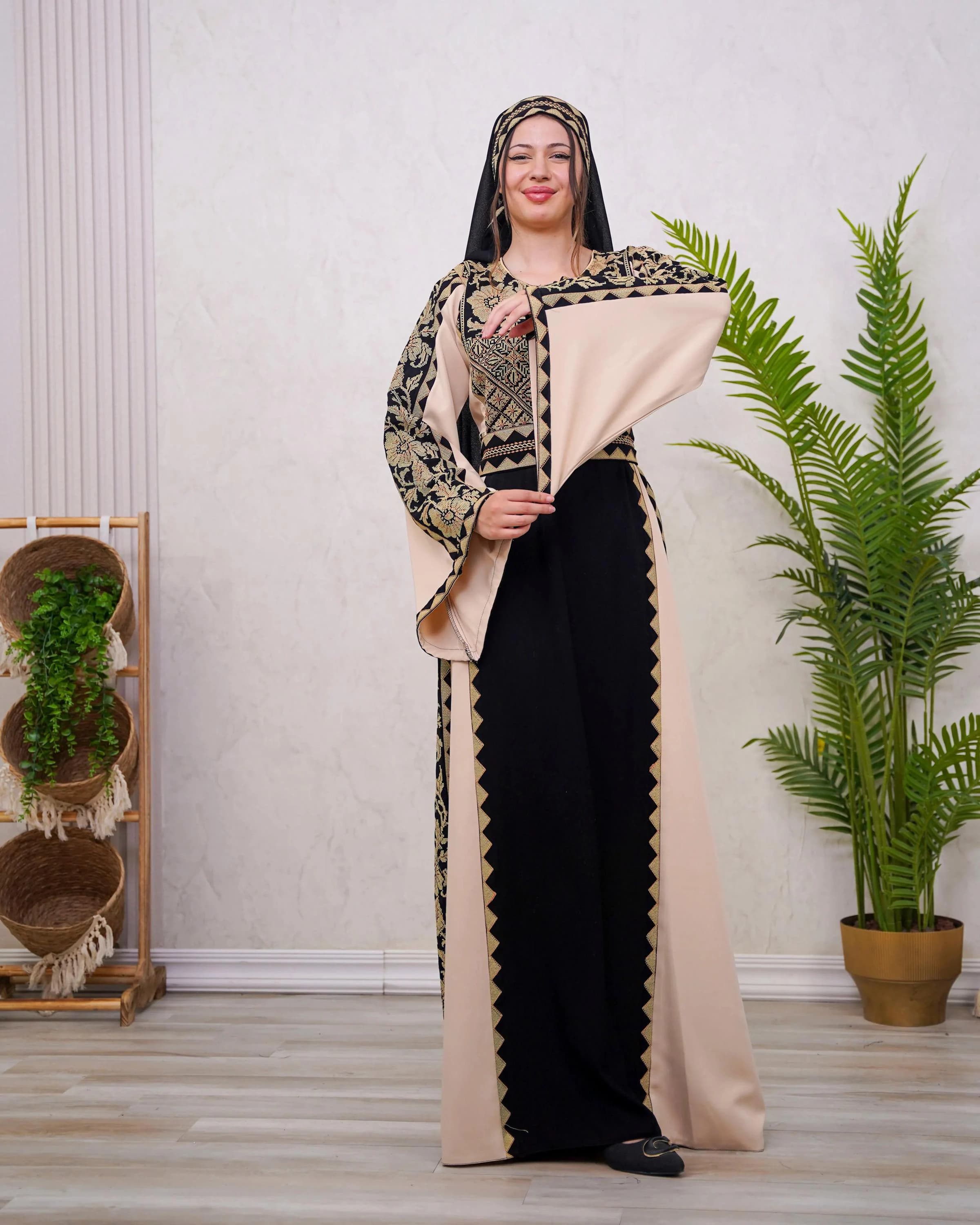 Ramlah Beauty - Embroidered Palestinian Thobe Dress High Quality - JPK Traditions