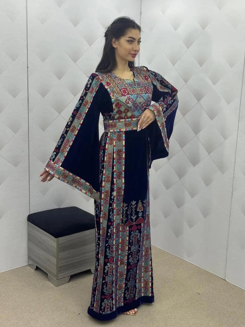 Jenin 3 - Embroidered Palestinian style Thobe/Dress High Quality - JPK Traditions