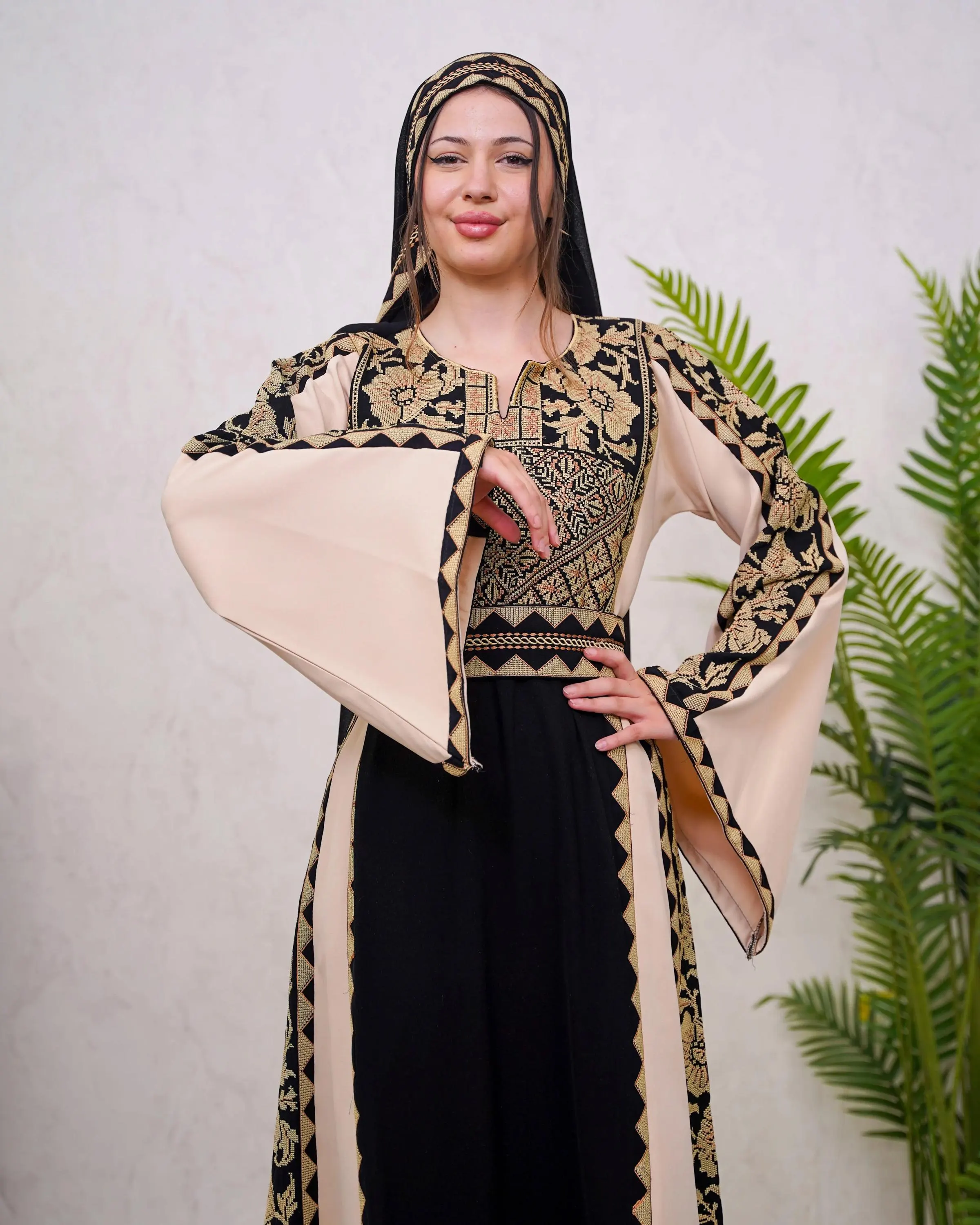 Ramlah Beauty - Embroidered Palestinian Thobe Dress High Quality - JPK Traditions