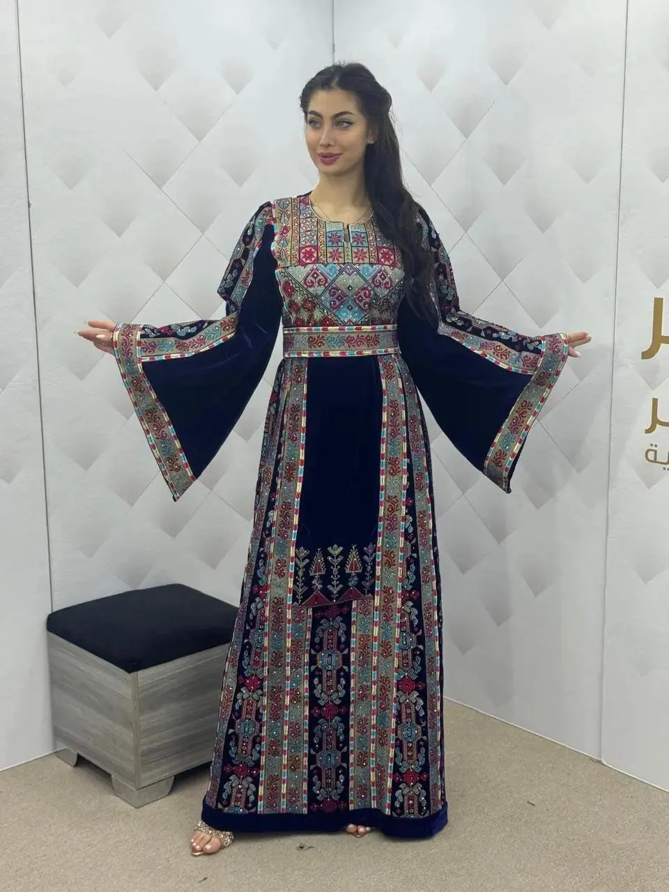 Jenin 3 - Embroidered Palestinian style Thobe/Dress High Quality - JPK Traditions
