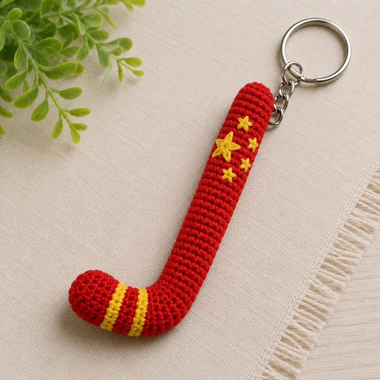 Crochet Hockey keychain pattern - image 4