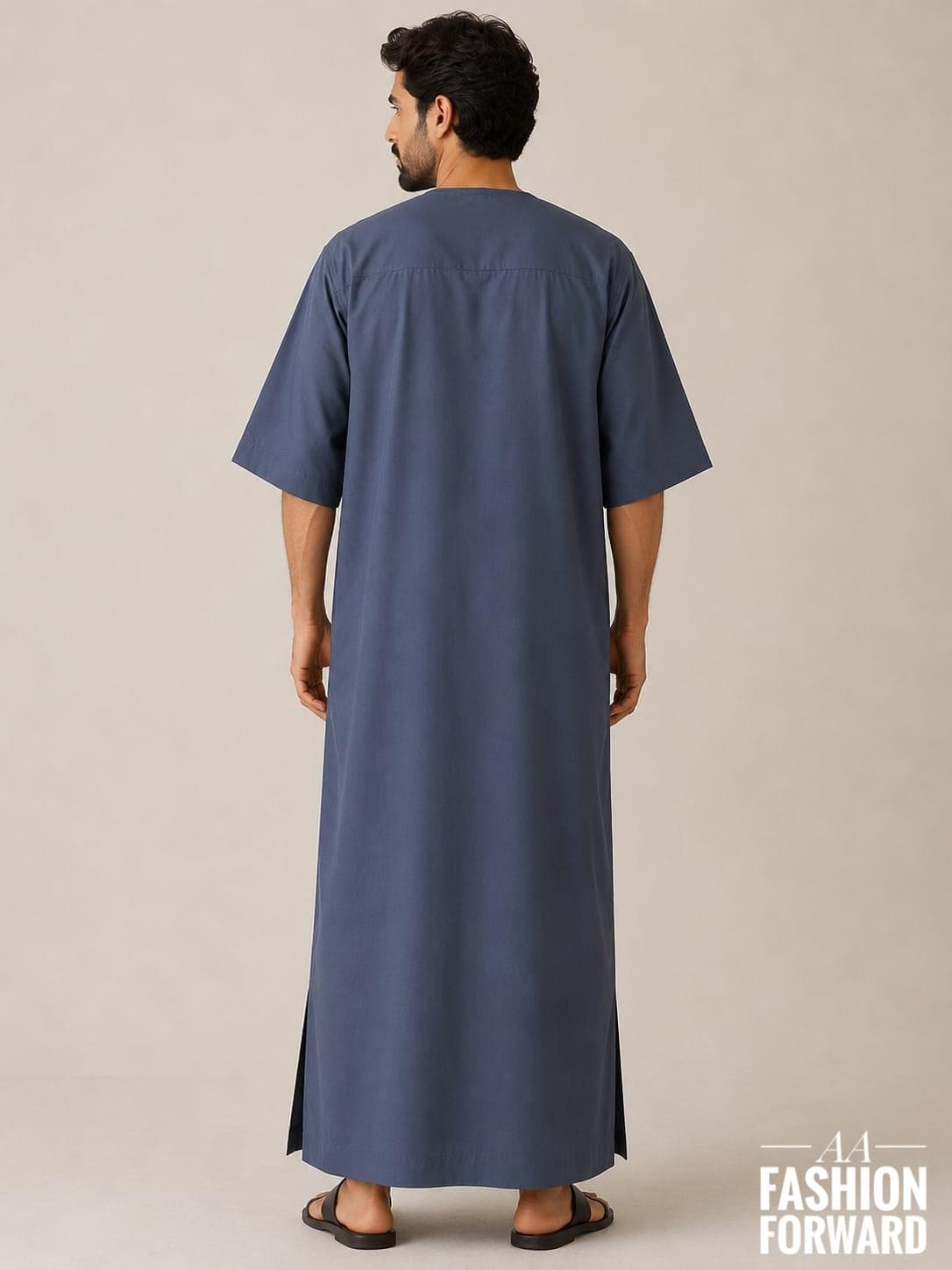 Men's Moroccan Kaftan Thobe | Islamic Jubba Robe | Arabic Gandoura | Modest Muslim Abaya | Traditional Kaftan - image 5