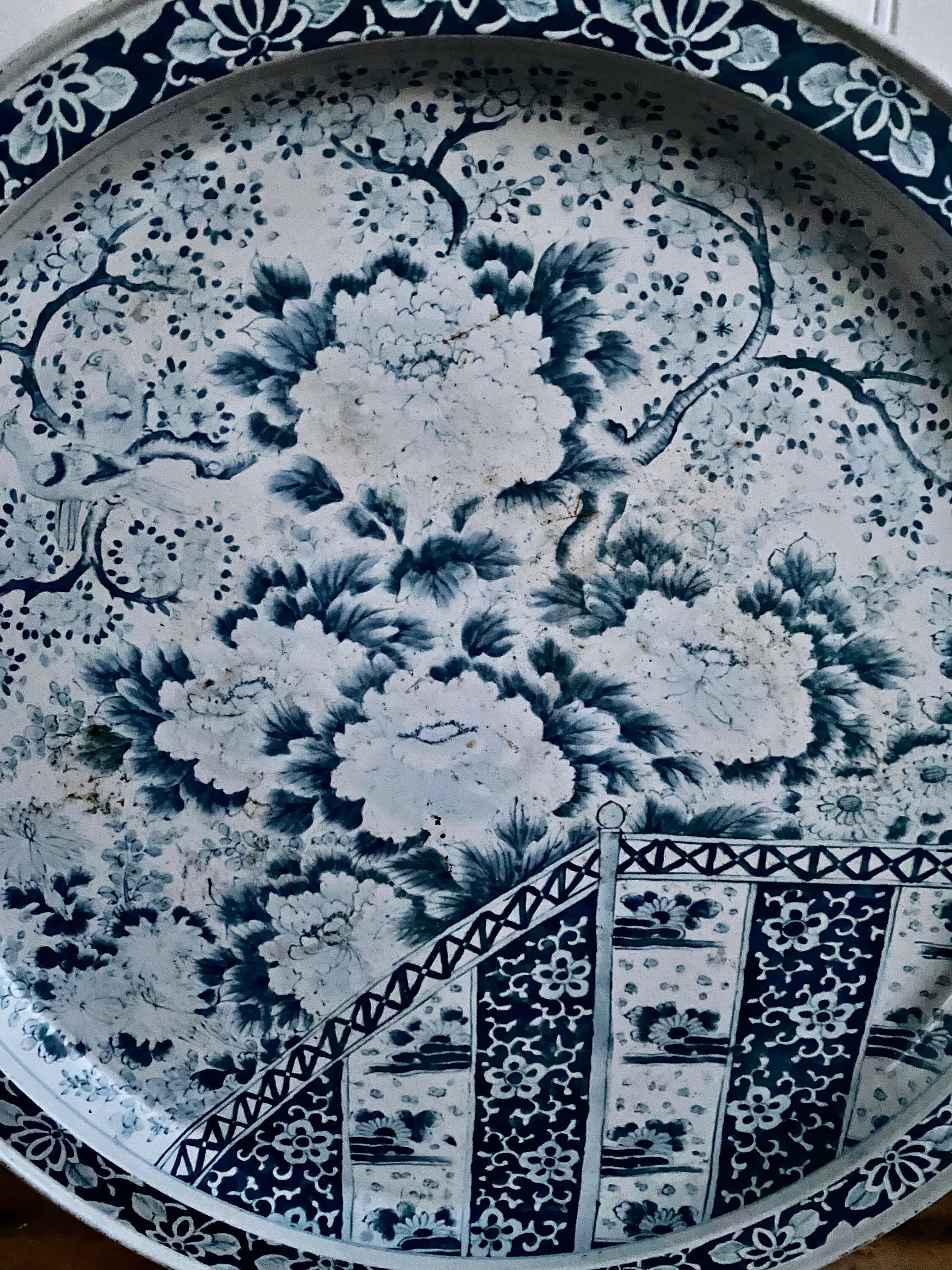 Vintage Metal Tray. Blue Willow. Fabcraft, USA, 1950s Collectible. Kitchen, Entertaining Ware. Ming Dynasty Replica. Spic and Span Gift. - image 3