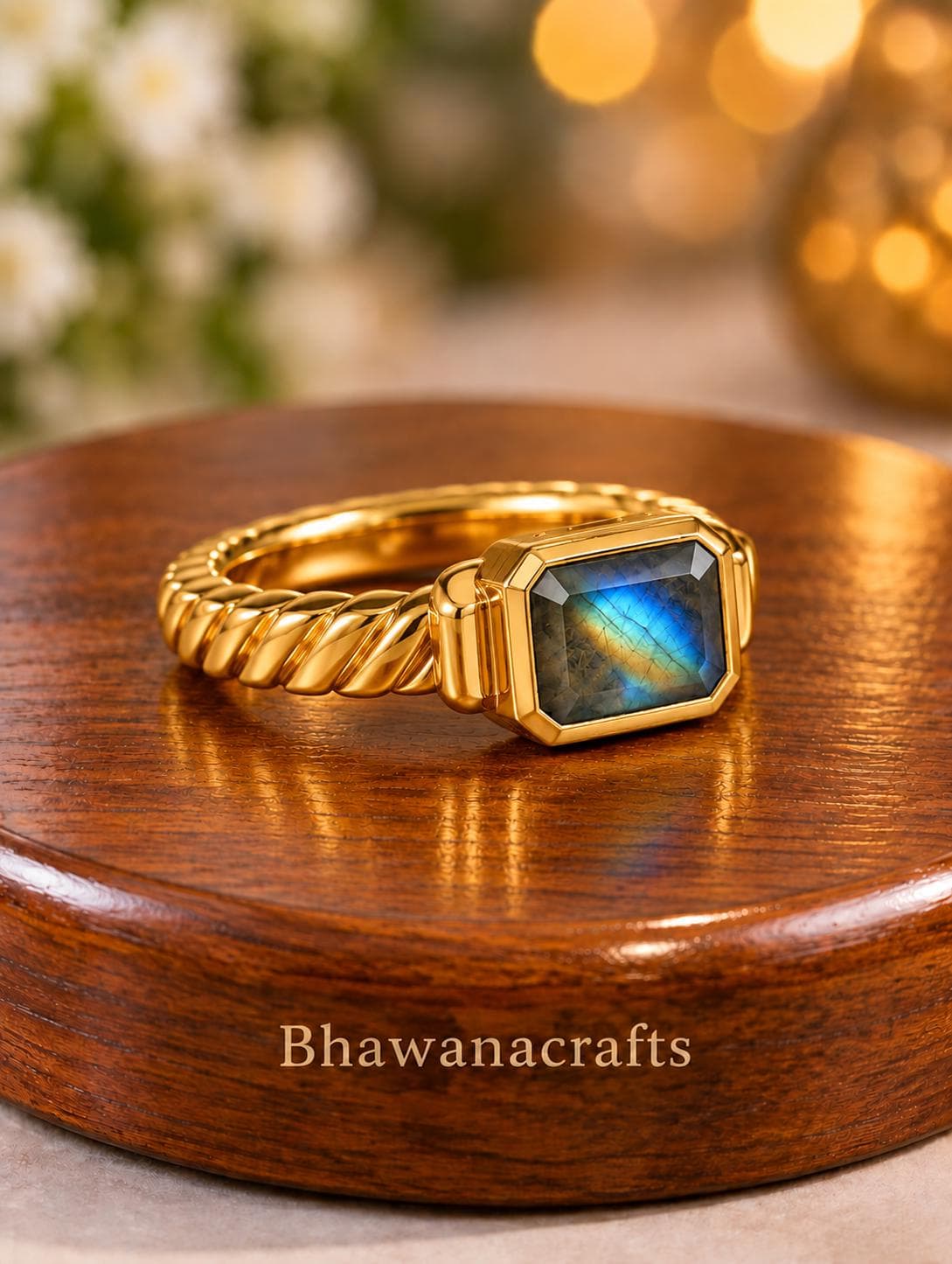 Labradorite Ring, 925 Sterling Silver, Natural Labradorite Gemstone Ring, Handmade Statement Ring, Boho Jewelry, Gift for Her - image 5