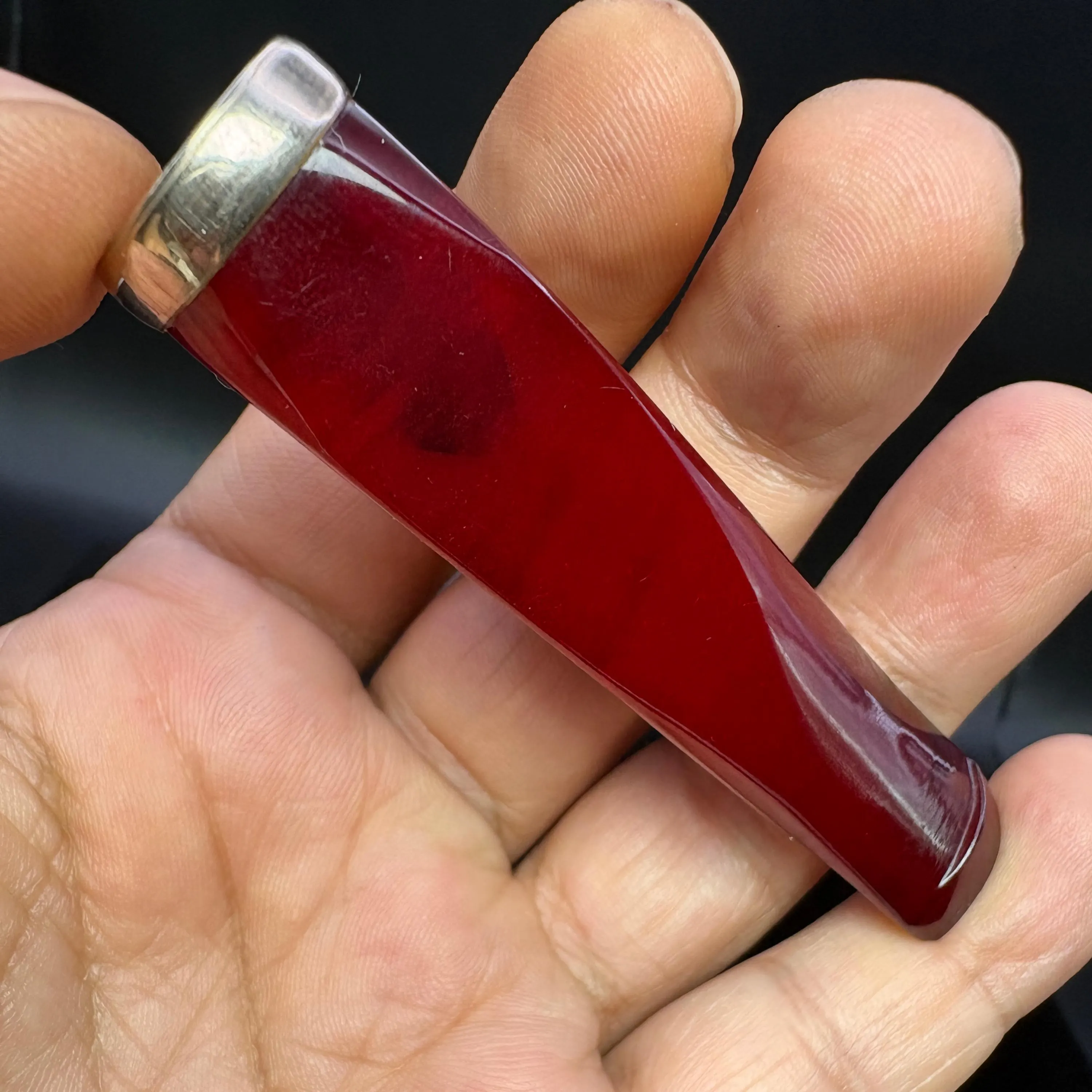 Old Faturan - Cherry Amber Bakelite Cigarette Holder