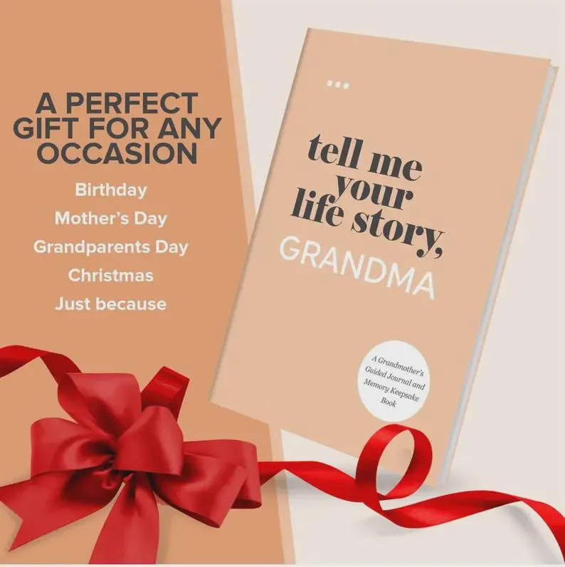 Grandma Memory Journal | Life Story Keepsake Book (200+ Prompts) - image 2