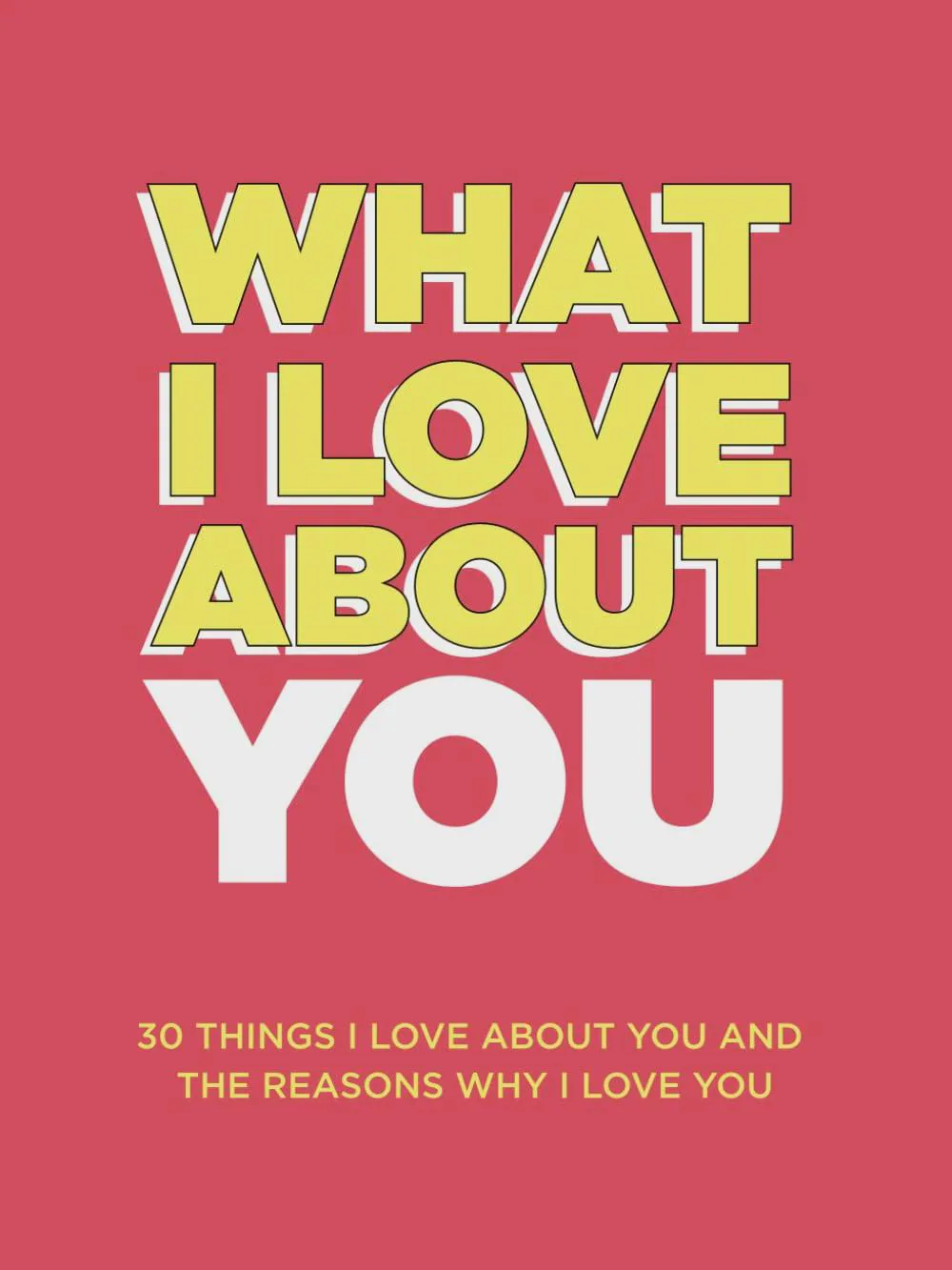What I Love About You Book: Personalized Fill-in-the-Blank Gift