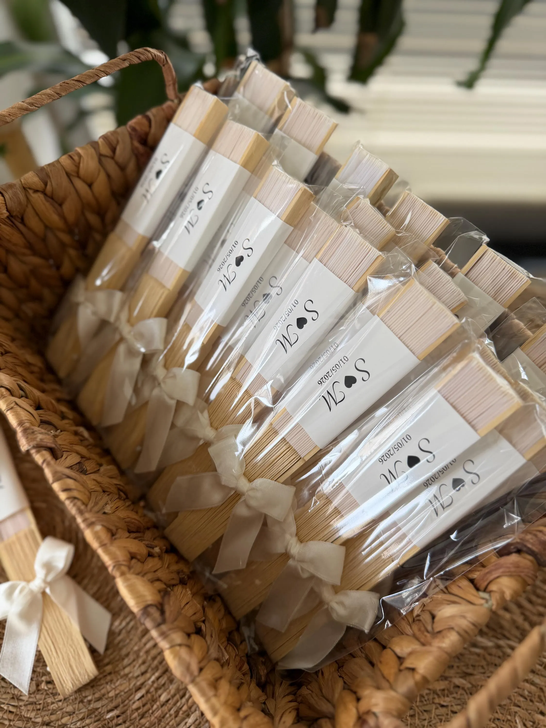 Wedding Fan Favors, Personalized Hand Fans - image 4