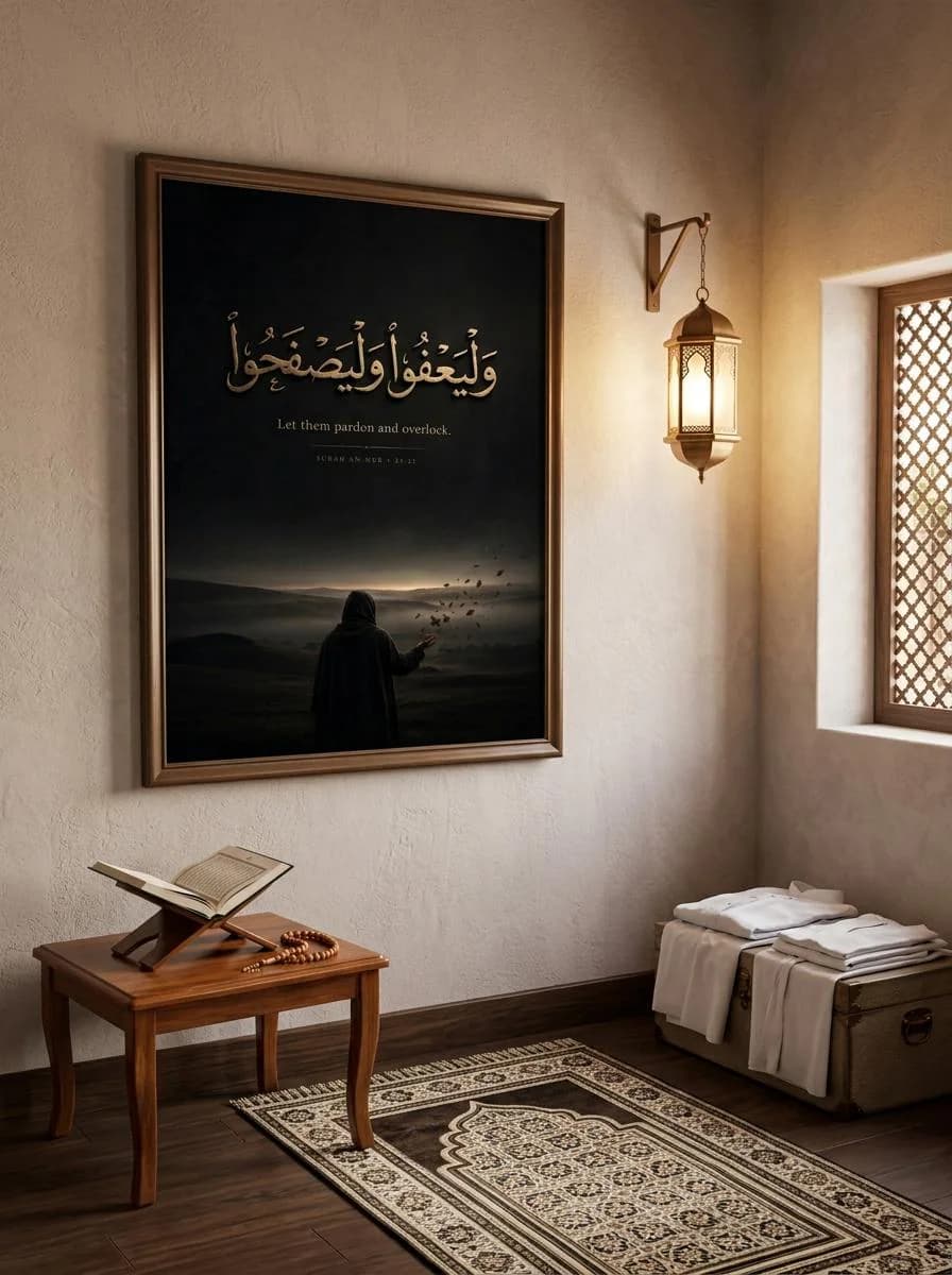 Islamic Wall Art Set, Quran Verse Prints, Arabic Calligraphy, Cinematic Home Decor (Digital Download) - image 2