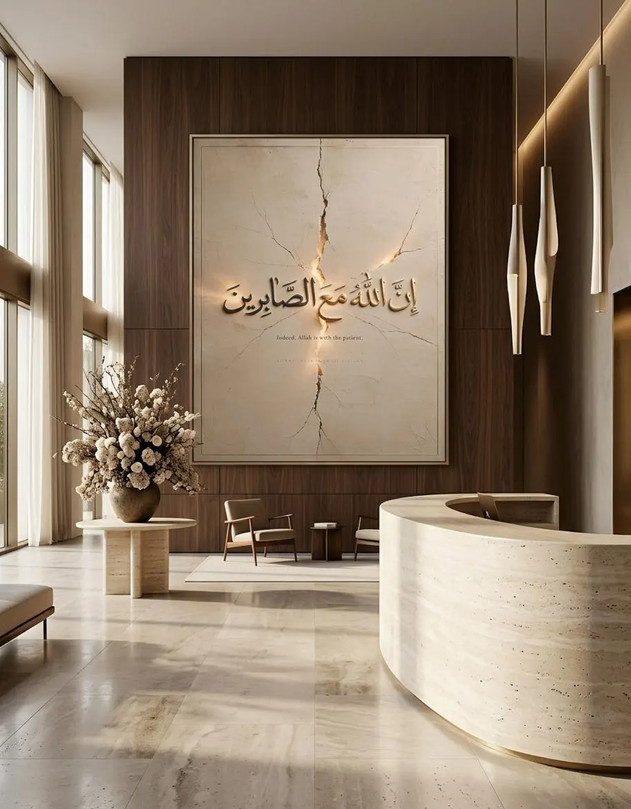 Islamic Wall Art, Sabr Quran Verse Print, Patience Poster (Digital Download) - image 5