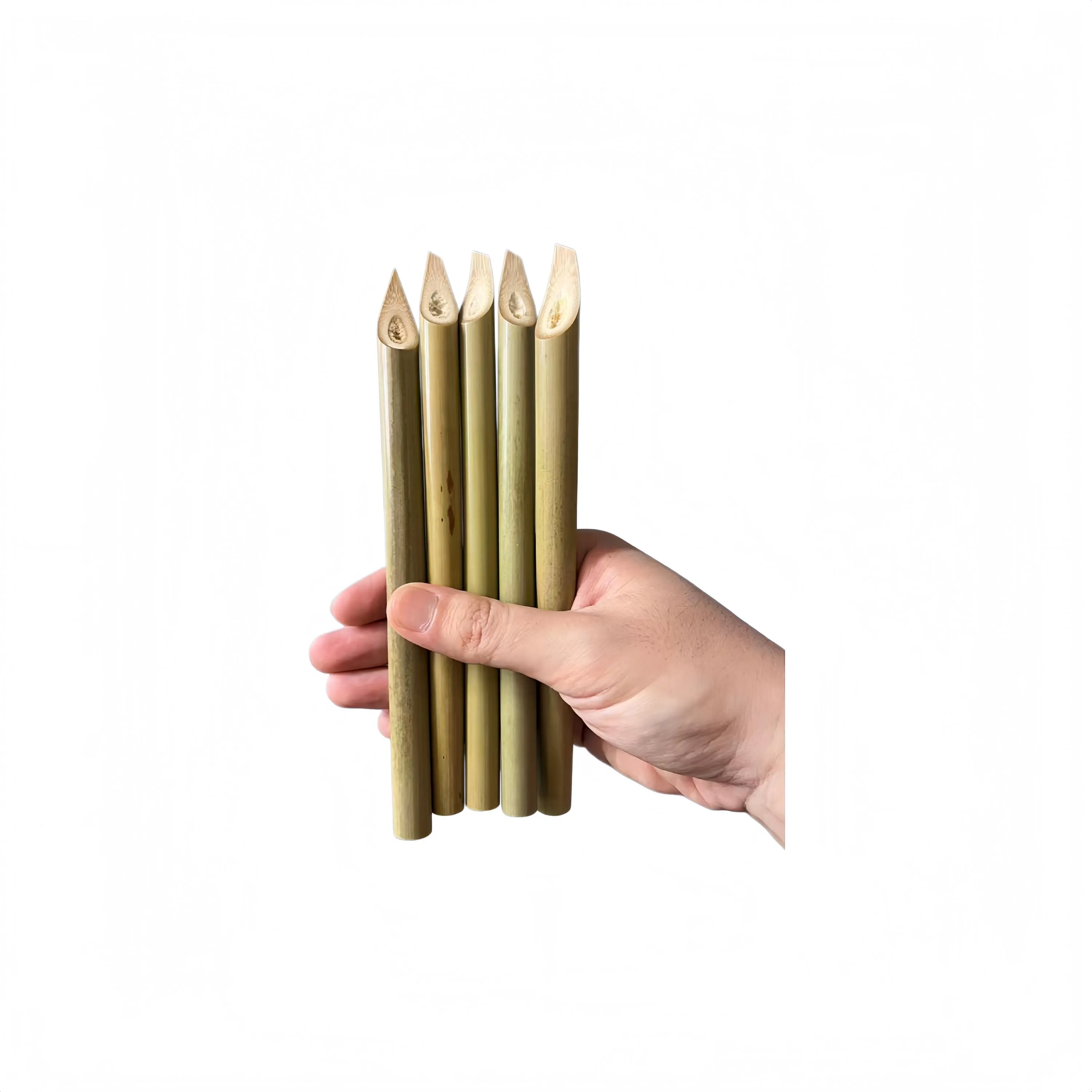 5PCS Bamboo Calligraphy Qalam Pens: Islamic Thuluth Script Writing Set - image 3