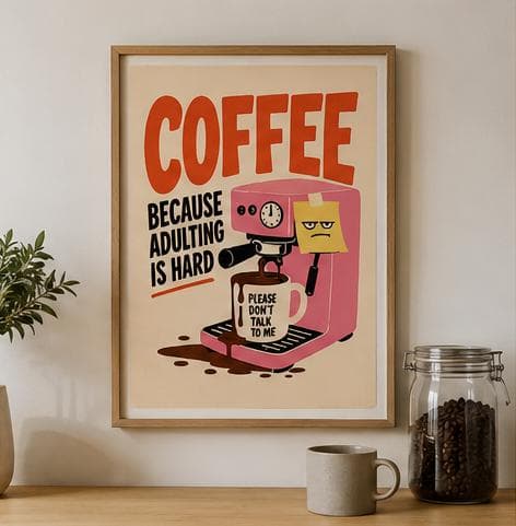 Coffee posters, Coffee machine, espresso, depresso - image 5