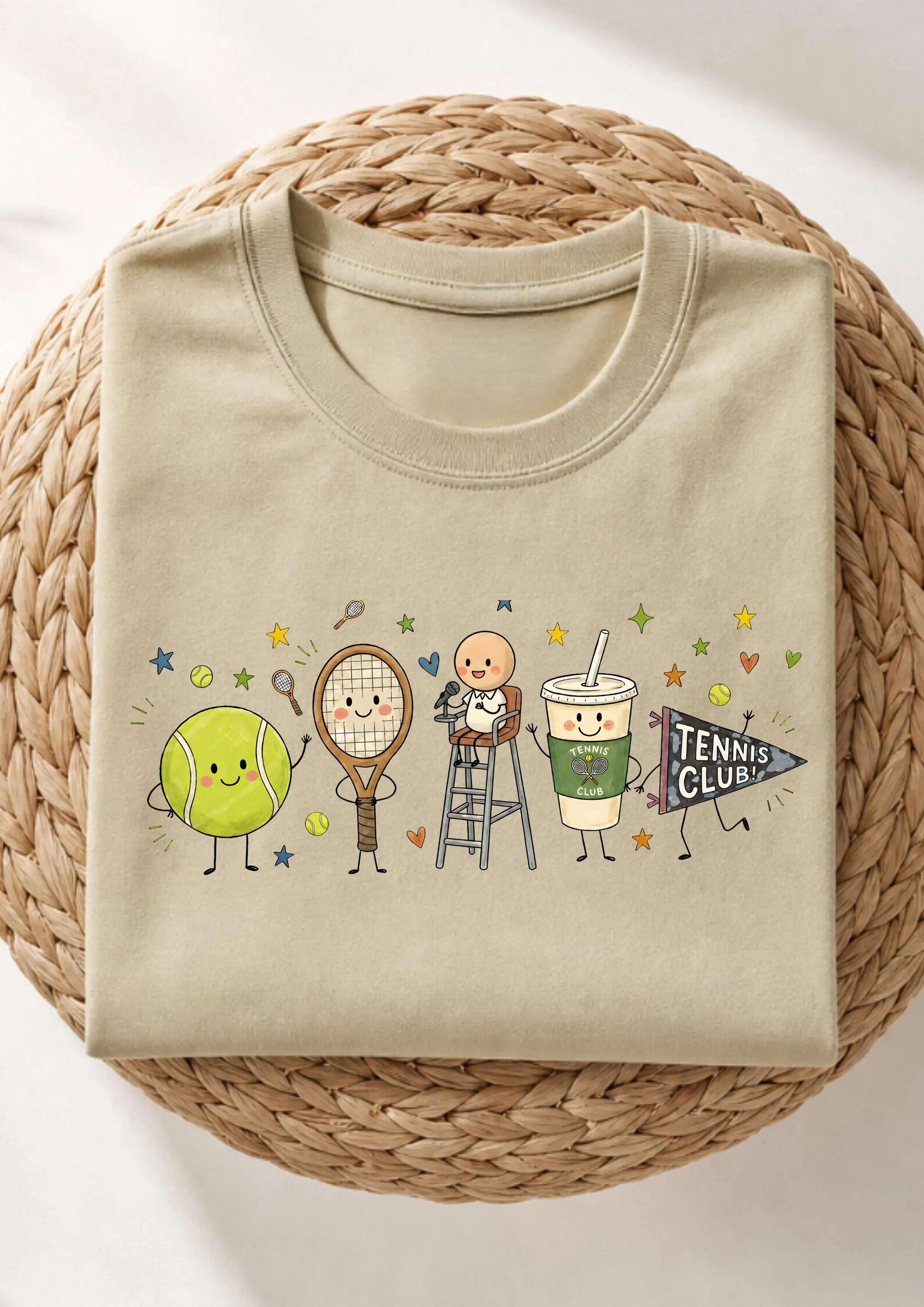Cute Tennis Player Shirt Funny Tennis Coach Gift Graphic Sports Tee Vintage Tennis Lover Shirt Tennis Club T-Shirt Cute Tennis Gifts for Her - image 4