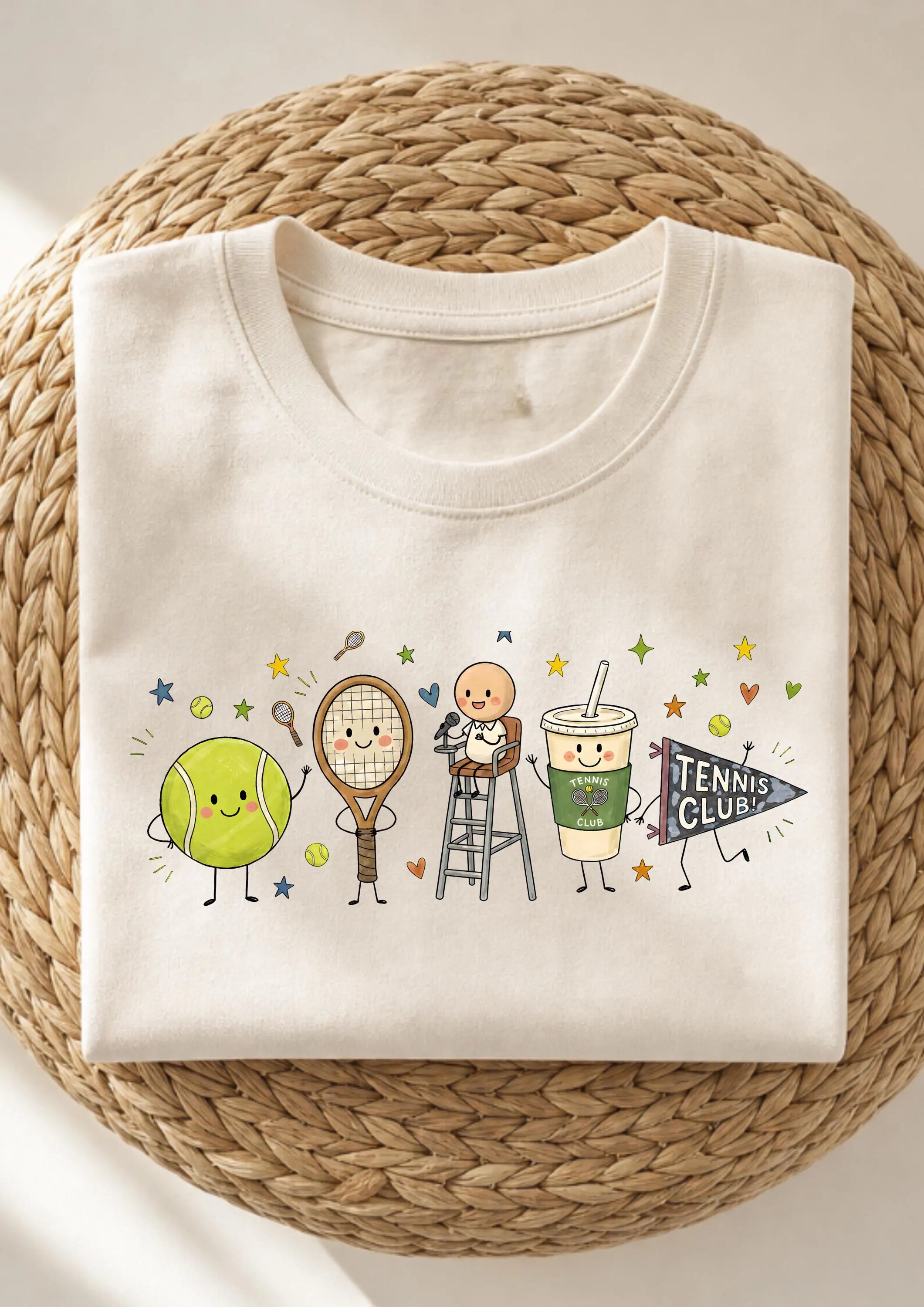 Cute Tennis Player Shirt Funny Tennis Coach Gift Graphic Sports Tee Vintage Tennis Lover Shirt Tennis Club T-Shirt Cute Tennis Gifts for Her - image 3