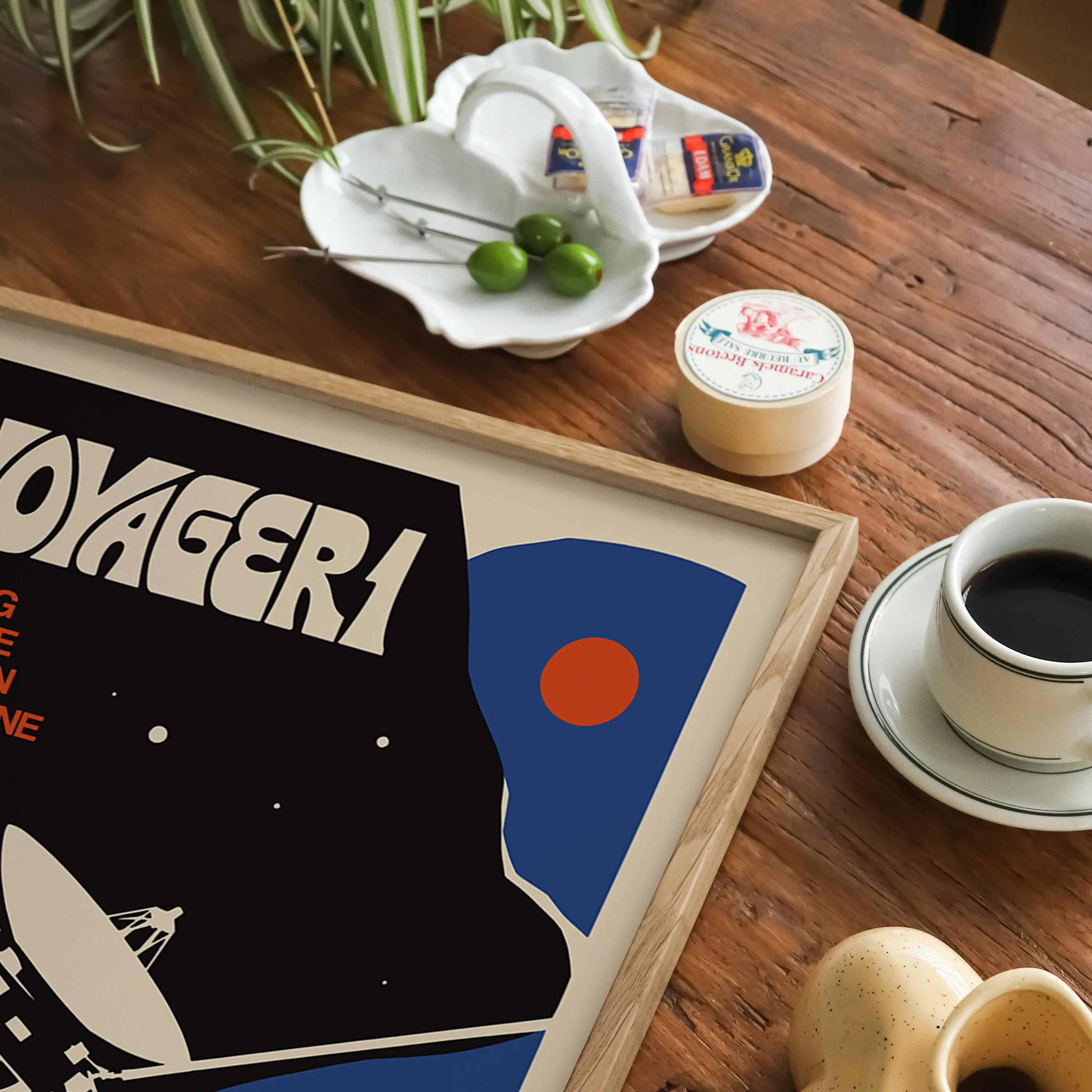 Voyager 1 Poster - Retro Space Wall Art - Mid Century Modern Sci Fi Print - image 3