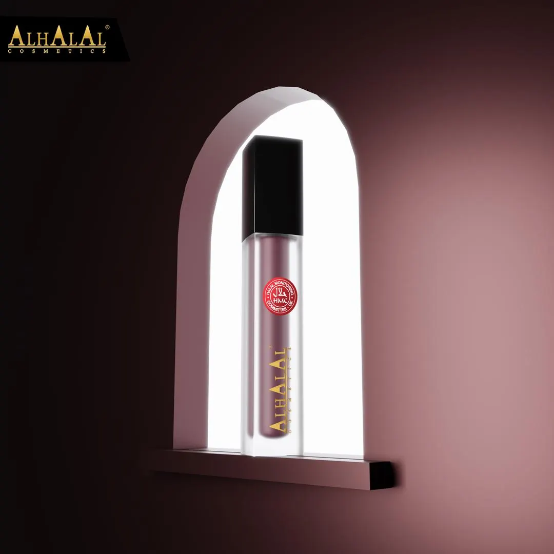 Halal Matte Liquid Lipstick – Long Lasting Vegan Lip Color (Shade AL58 MAHNOOR) - image 4