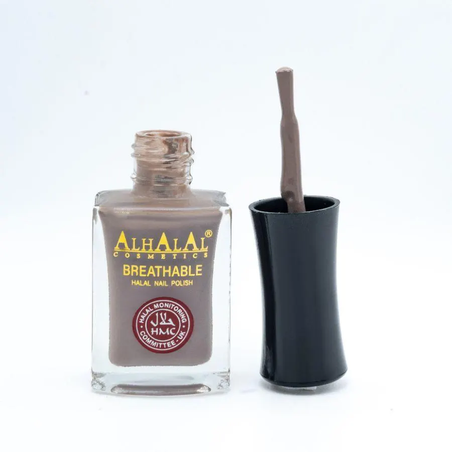 Halal Breathable Gel Nail Polish | Red & White Vegan Cruelty-Free Enamel - image 4