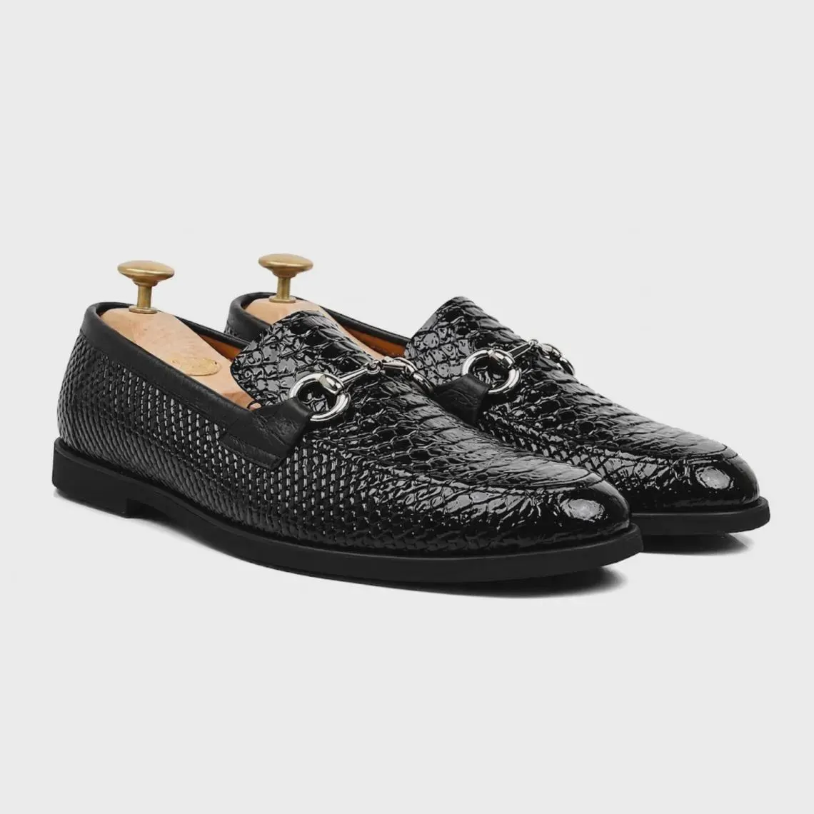Men’s Black Patent Leather Loafers | Handmade Slip On Loafers | Quiet Luxury Style - image 4