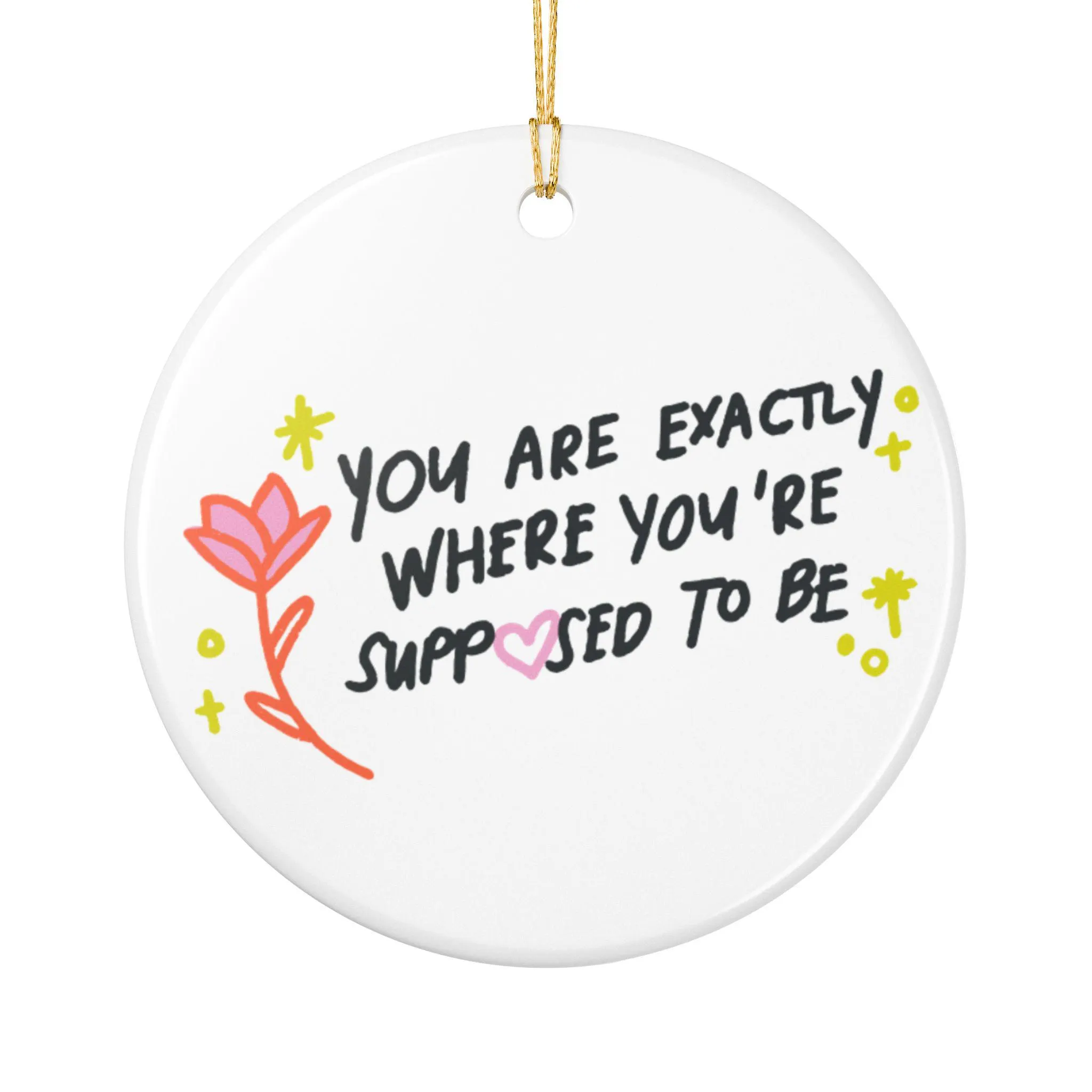 Ceramic Mother Child Line Art Ornament | Keepsake Gift for New Mom - image 4