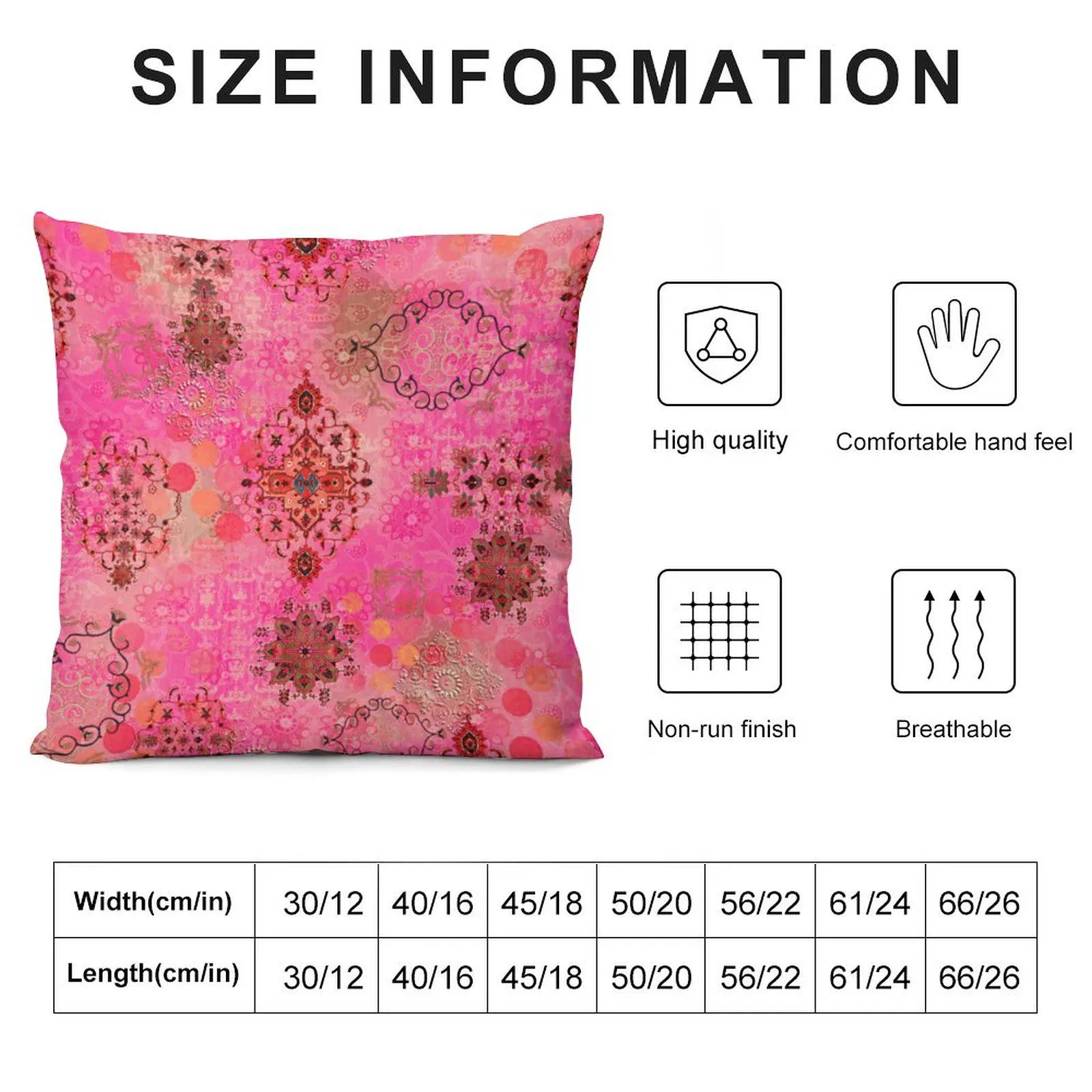 Boho Pillow Cover for your Bestie, Great Grandma Gifts or Godparent Gift, Homeowner Gift or 75th Birthday, Turkish Indian Style Pillow Decor - image 4