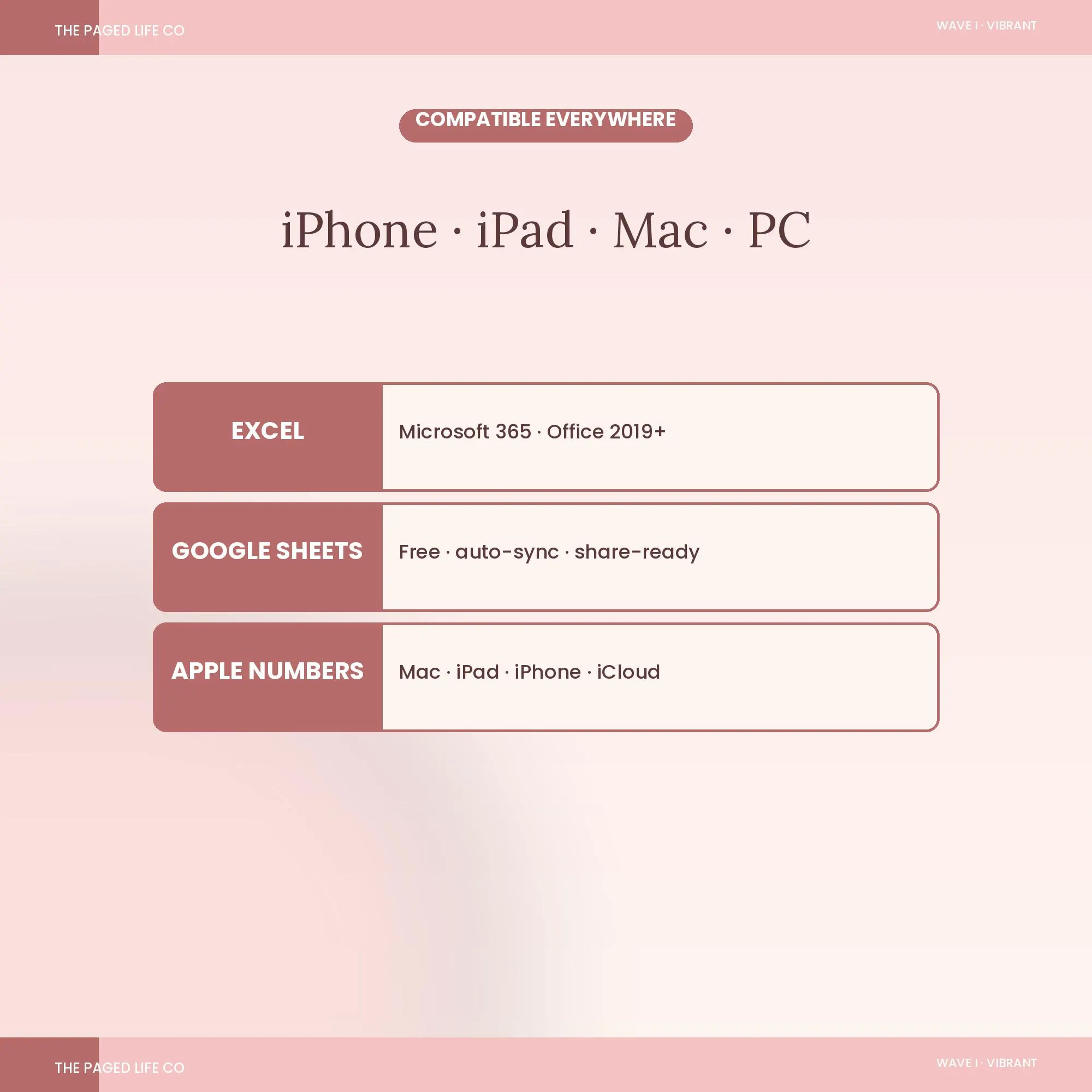 Vintage Reseller Inventory Spreadsheet | Cost Sourcing Sale Margin | 5 Aesthetic Themes | Instant Digital Download - image 3