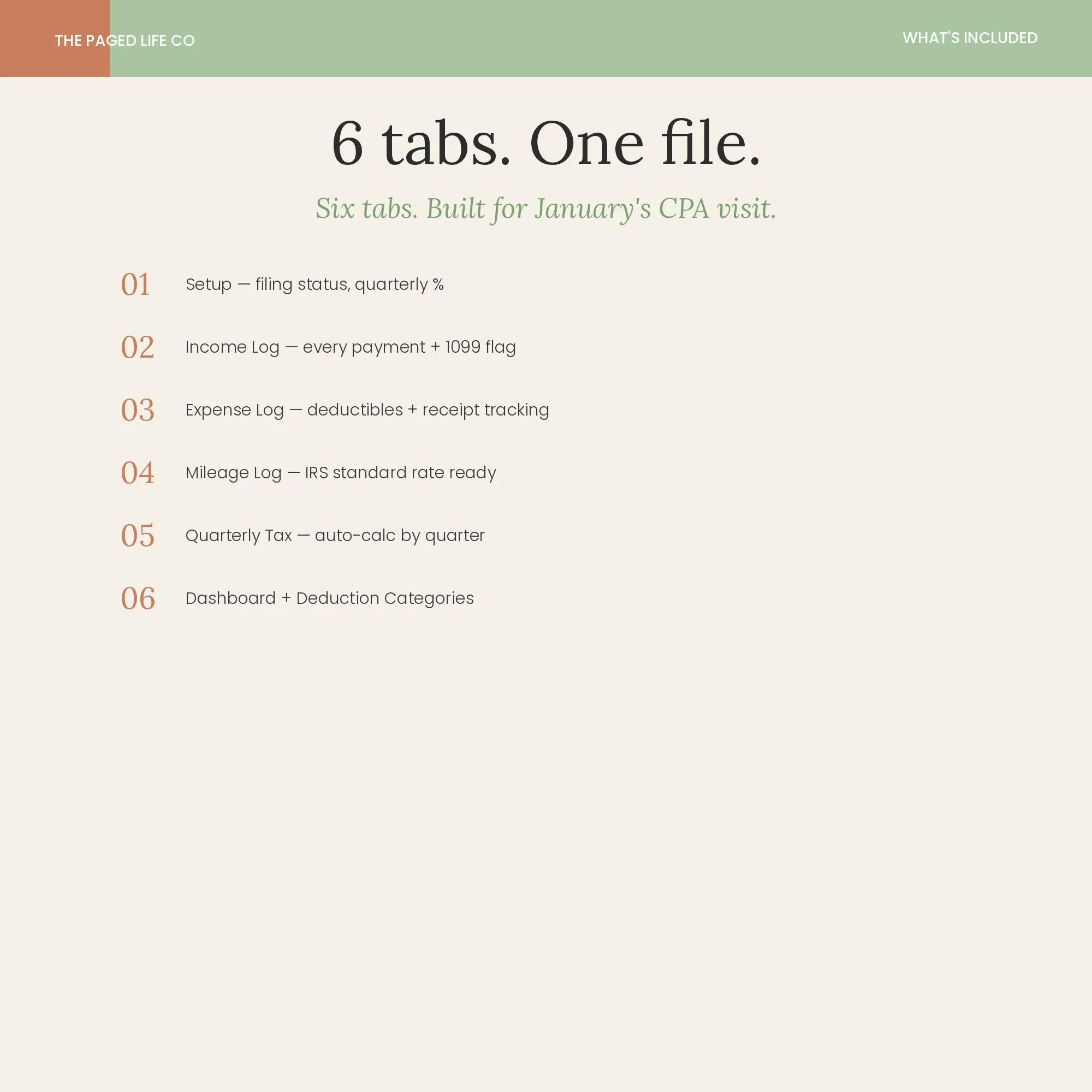 Self Employed Tax Year Companion Spreadsheet | Income Expenses Mileage Quarterly | Apple Numbers Google Sheets Excel | iCloud Sync - image 4