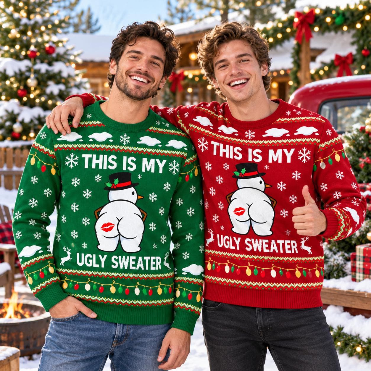 Funny Ugly Christmas Sweater, Snowman Christmas Sweater, Adult Humor Xmas Sweater, Ugly Sweater Party, Funny Holiday Gift - image 5