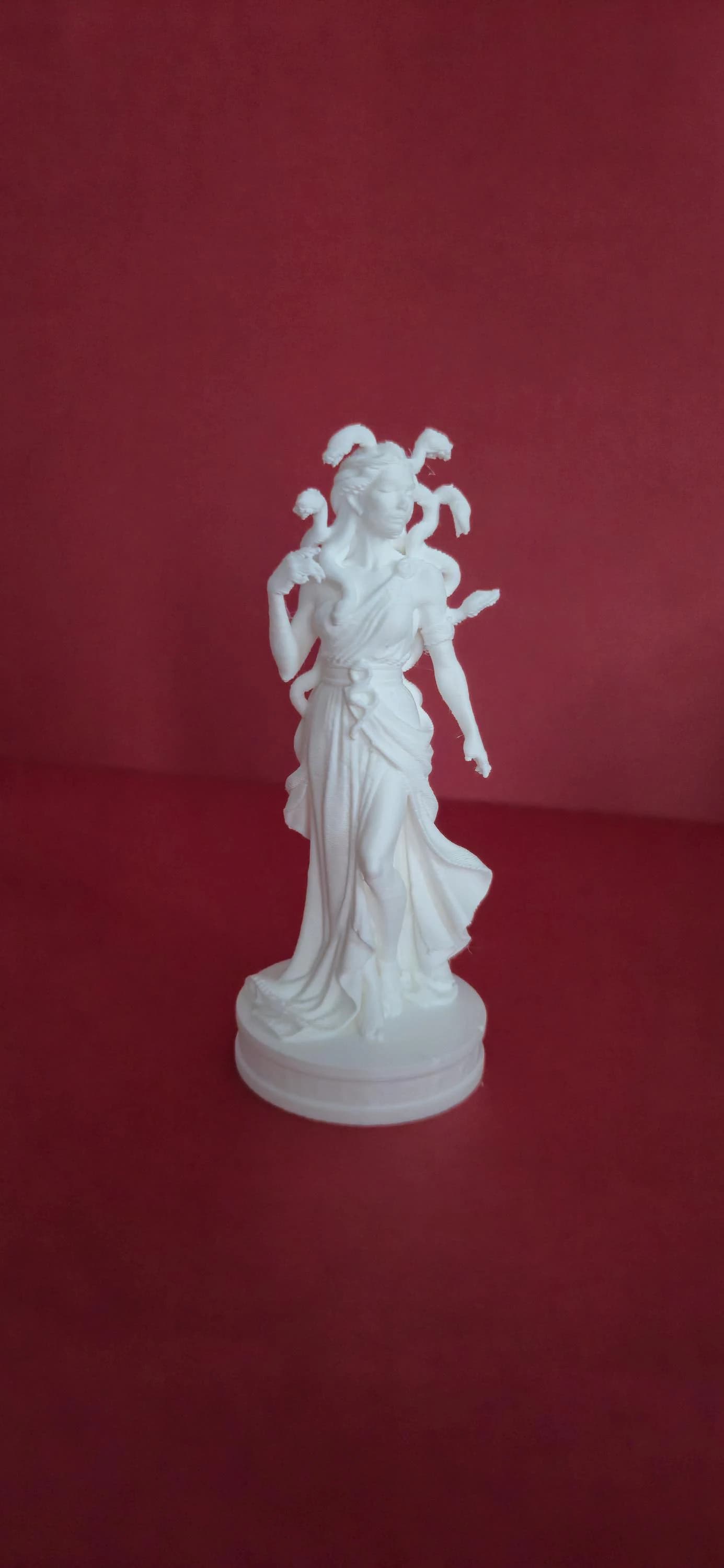 Figurine Medusa Imprimée en 3D – Statue Mythologie Grecque – Sculpture Fantasy Gothique – Décoration intérieur – Cadeau Original - image 2