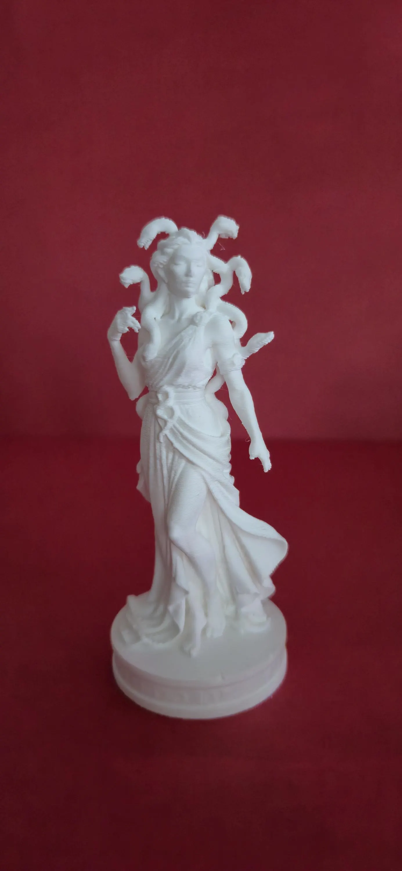 Figurine Medusa Imprimée en 3D – Statue Mythologie Grecque – Sculpture Fantasy Gothique – Décoration intérieur – Cadeau Original - image 5