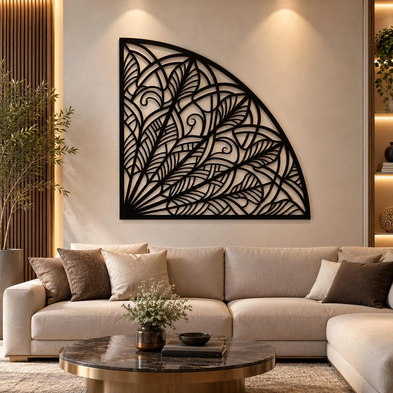 Modern Acrylic Wall Art – Luxury Mirror Wall Decoration for Living Room, Bedroom & Home Decor - image 3