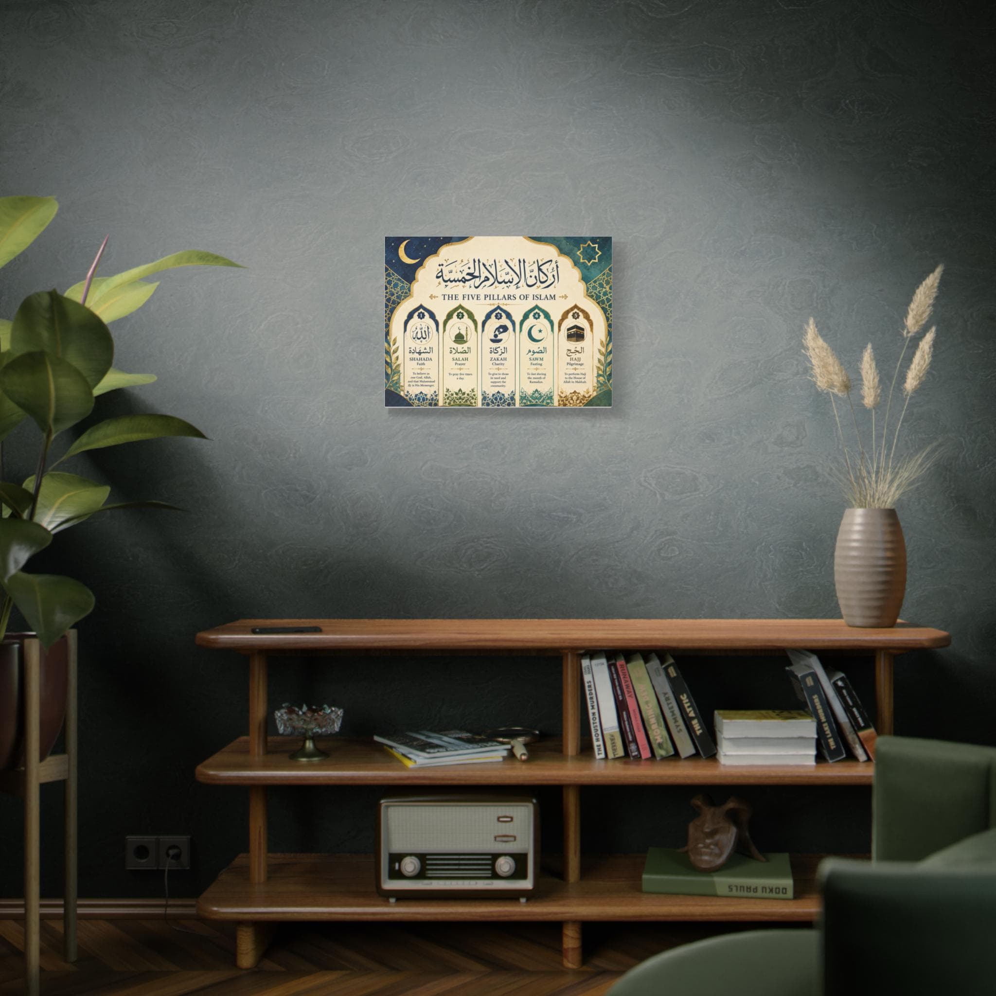 The Five Pillars of Islam Matte Canvas - image 5