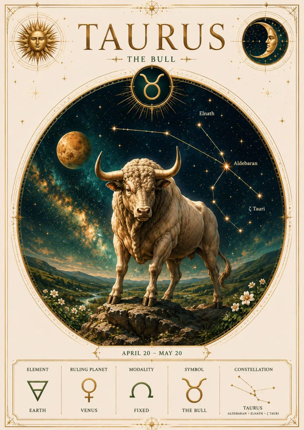 Zodiac Collection 13 Poster Set | Astrology Wall Art, Zodiac Signs & Celestial Zodiac Wheel | Printable Digital Download - image 3
