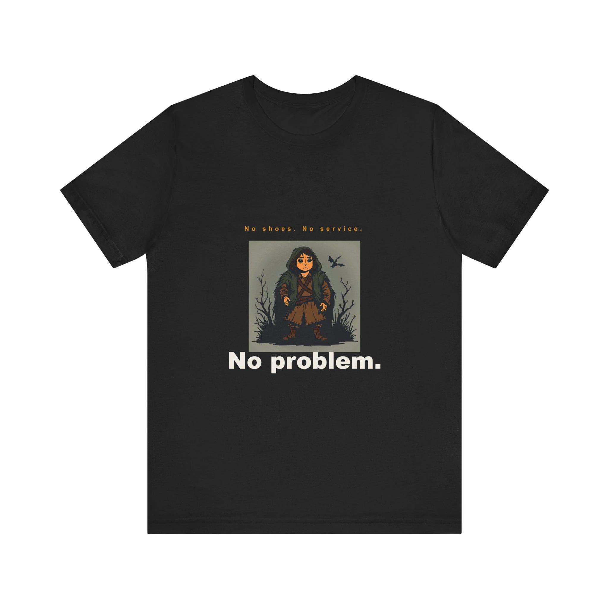 No Shoes No Service Shirt | Funny Military Humor Gift T-Shirt