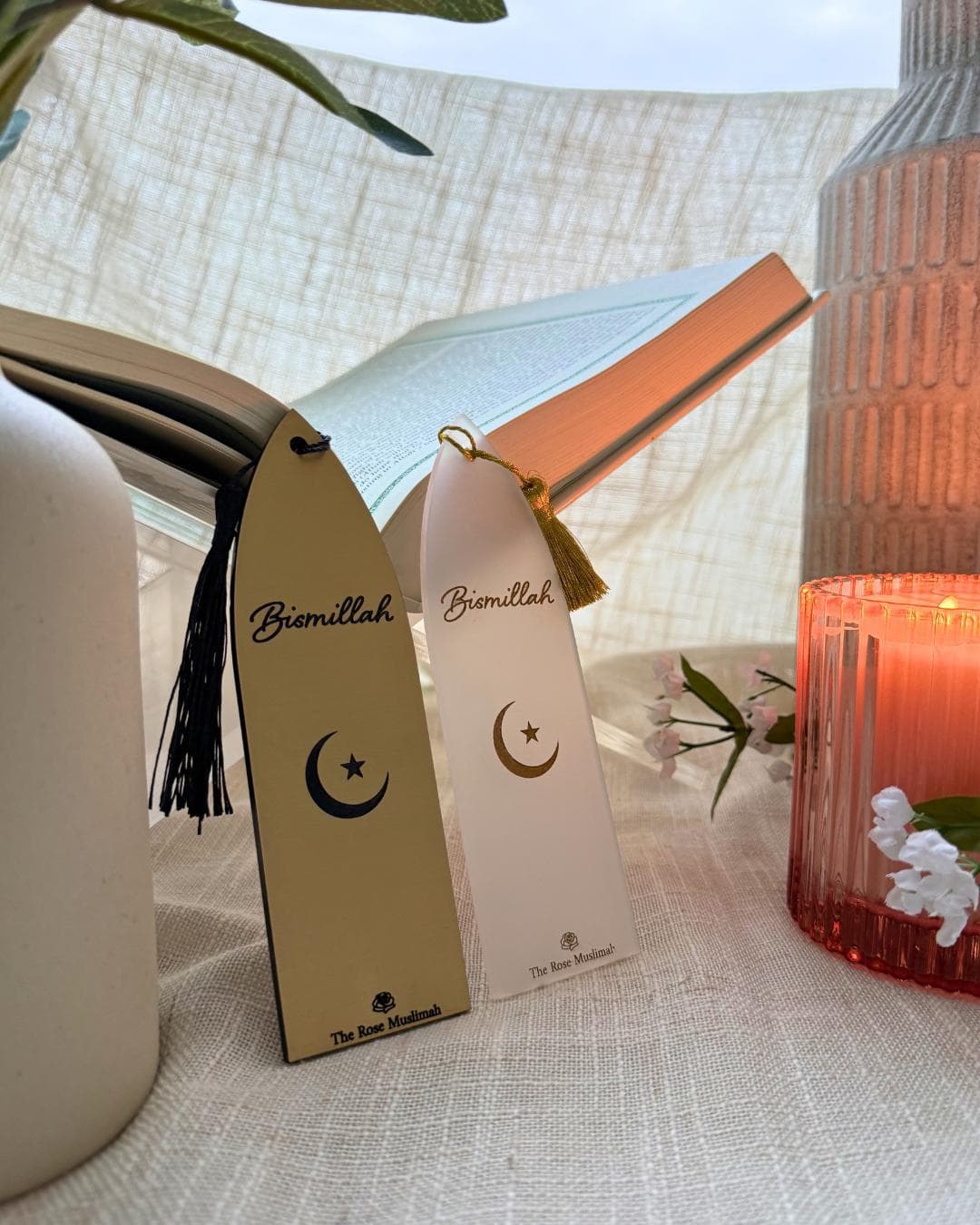 Bismillah Acrylic Bookmark | Laser Engraved Islamic Gift (6" x 2") - image 5