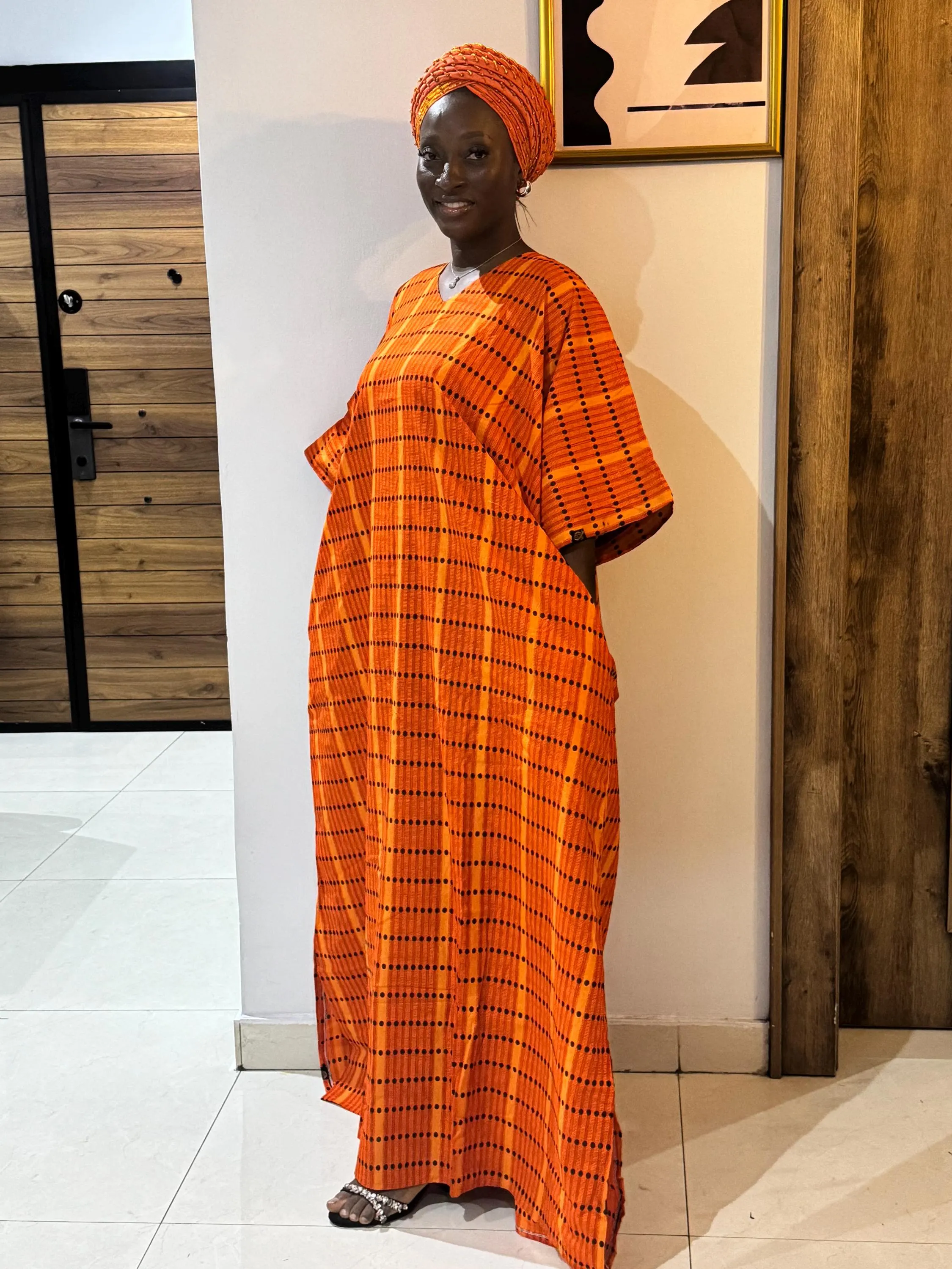 Ankara Bubu Dress | Authentic African Maxi Gown - image 5