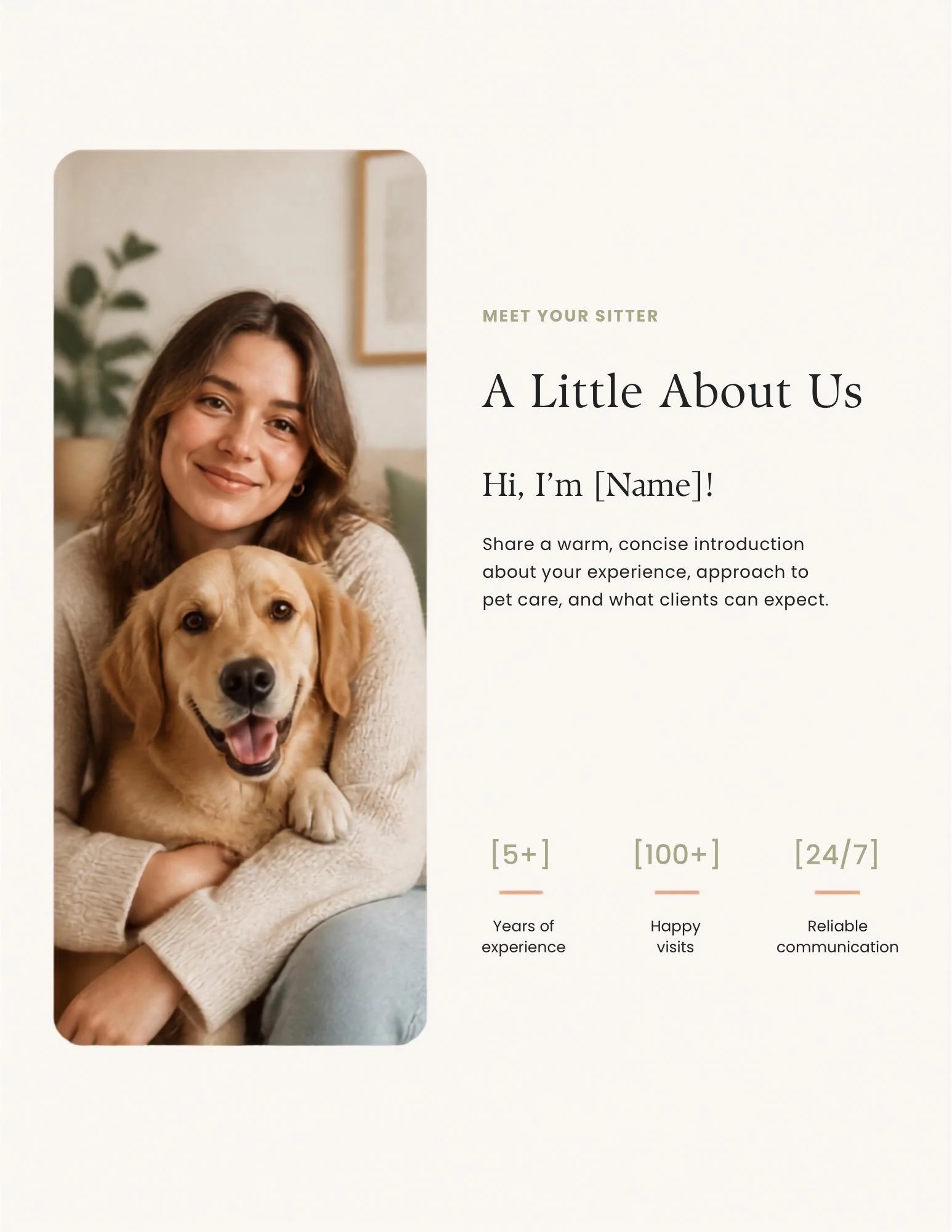 Pet Sitting Welcome Guide Template: 12-Page Canva Editable (Digital Download) - image 4