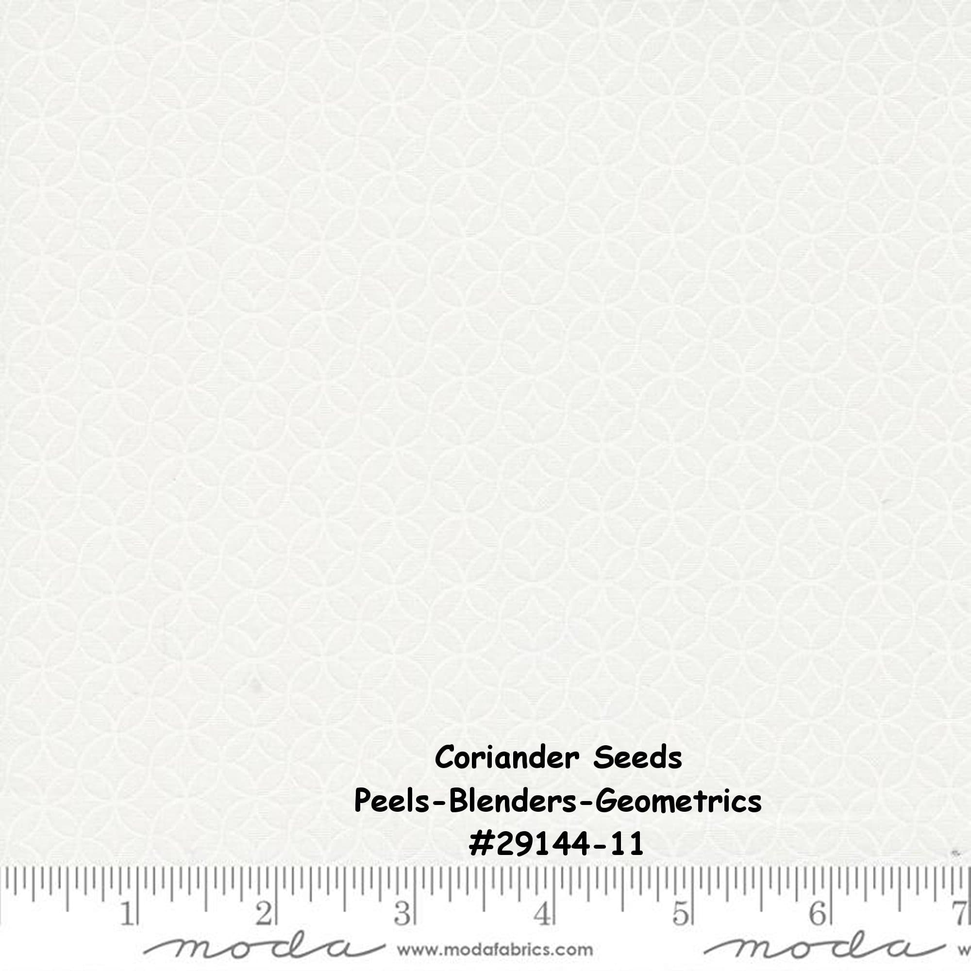 CORIANDER SEEDS - #29147-11 - Medallion - Geometrics - White on White - Corey Yoder - Moda - Blenders - Neutrals - Low Volume - image 3
