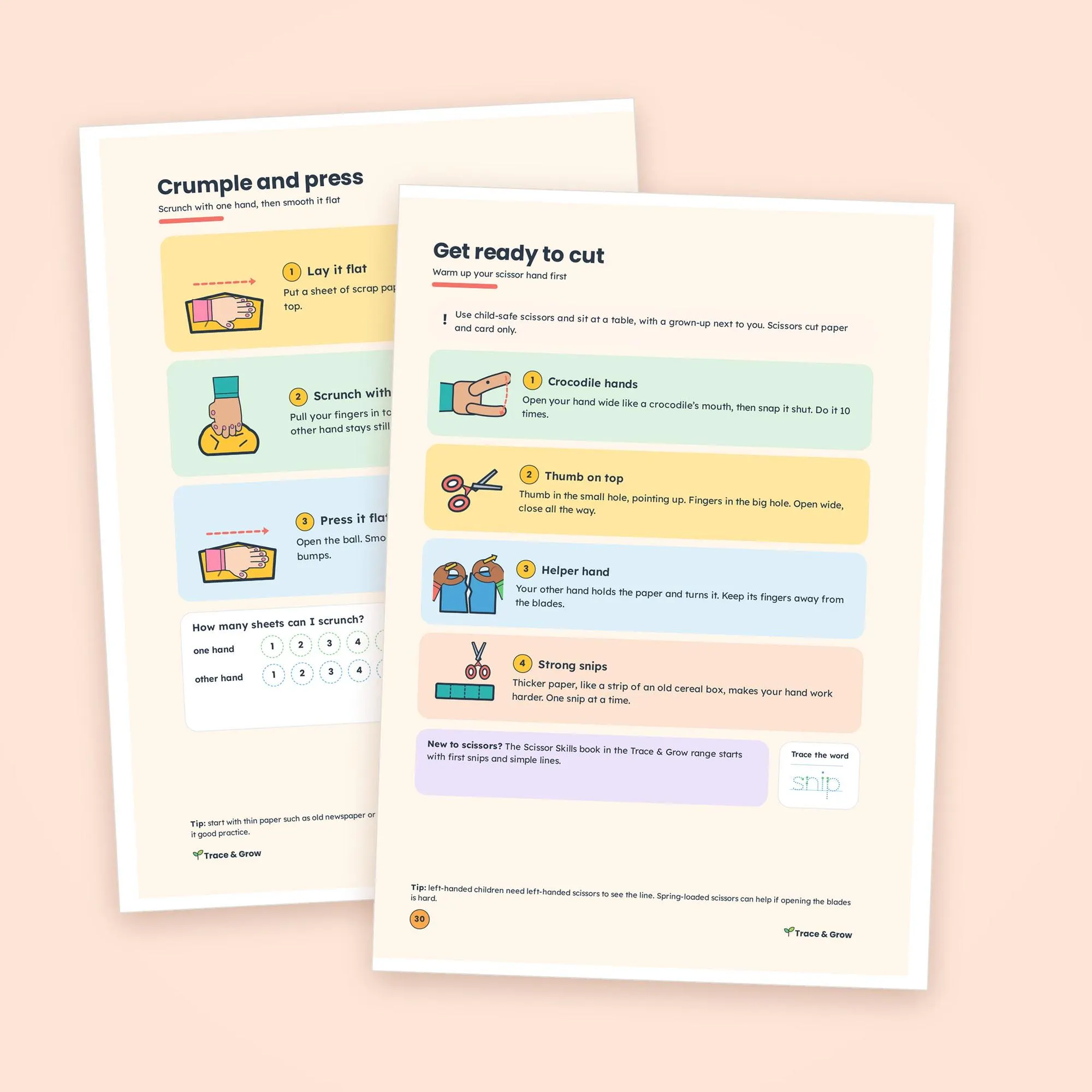 Fine Motor Skills Activities: inside pages